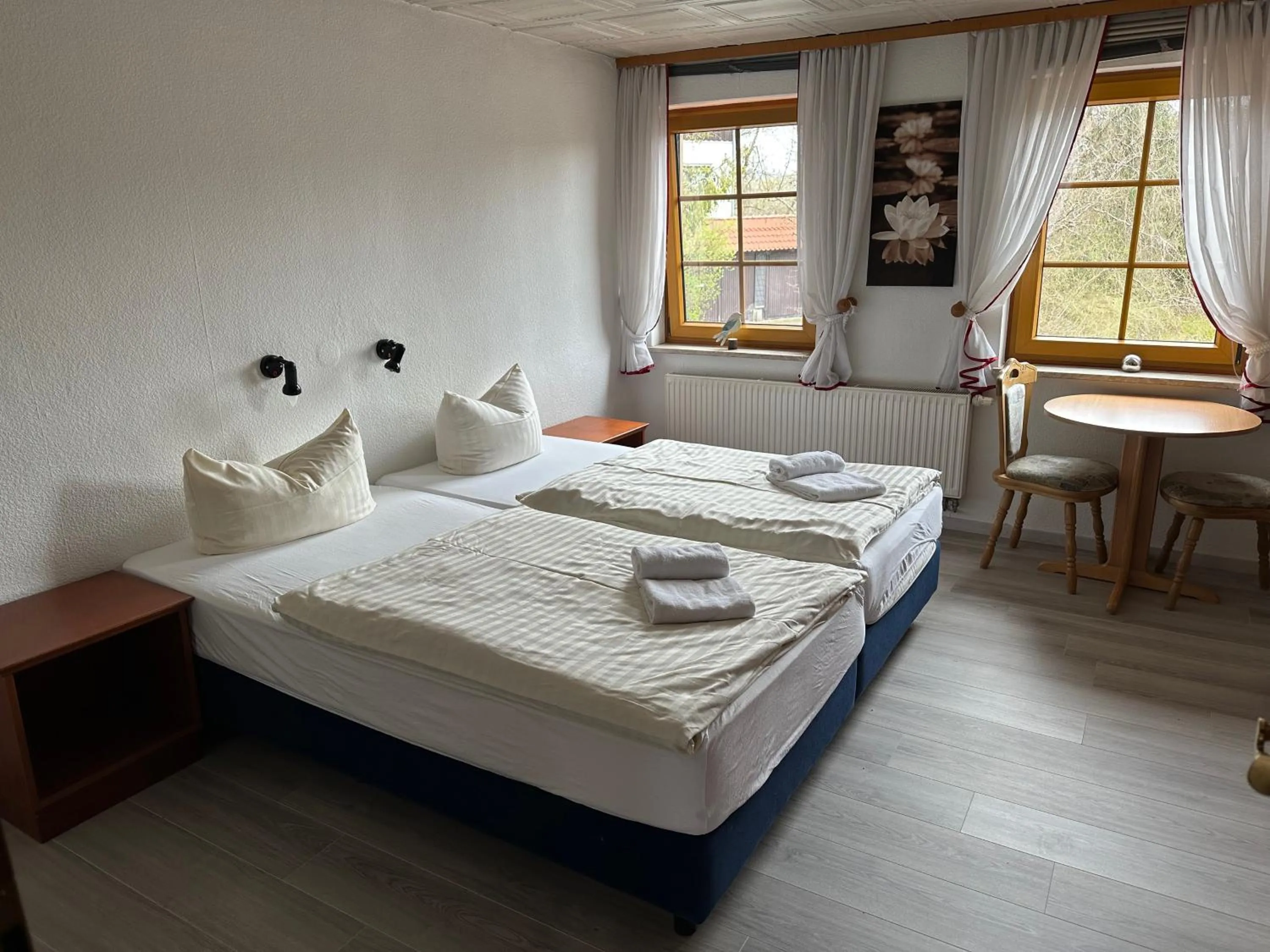 Bed in Pension Raststüb'l