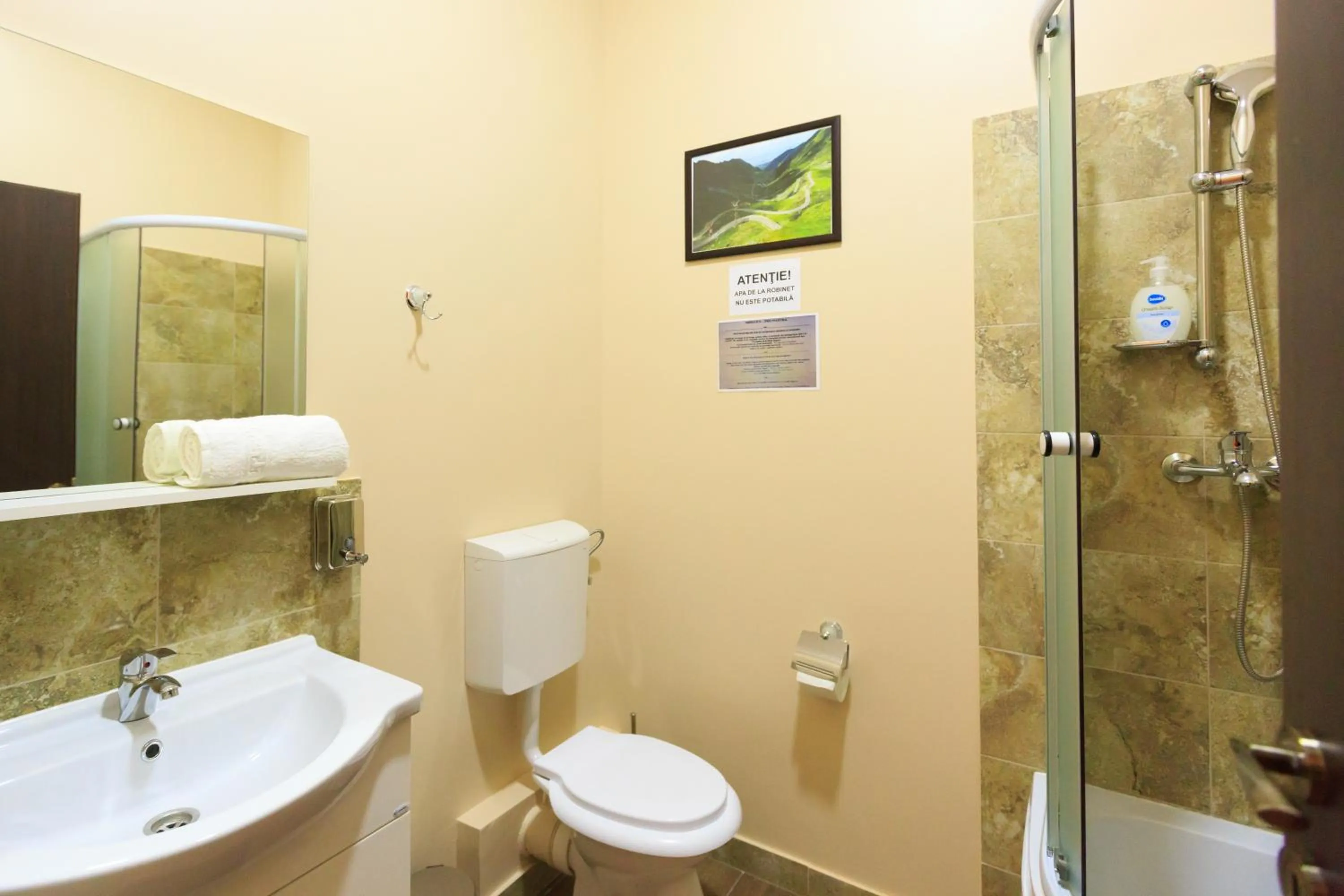 Bathroom in Corner Center Rental