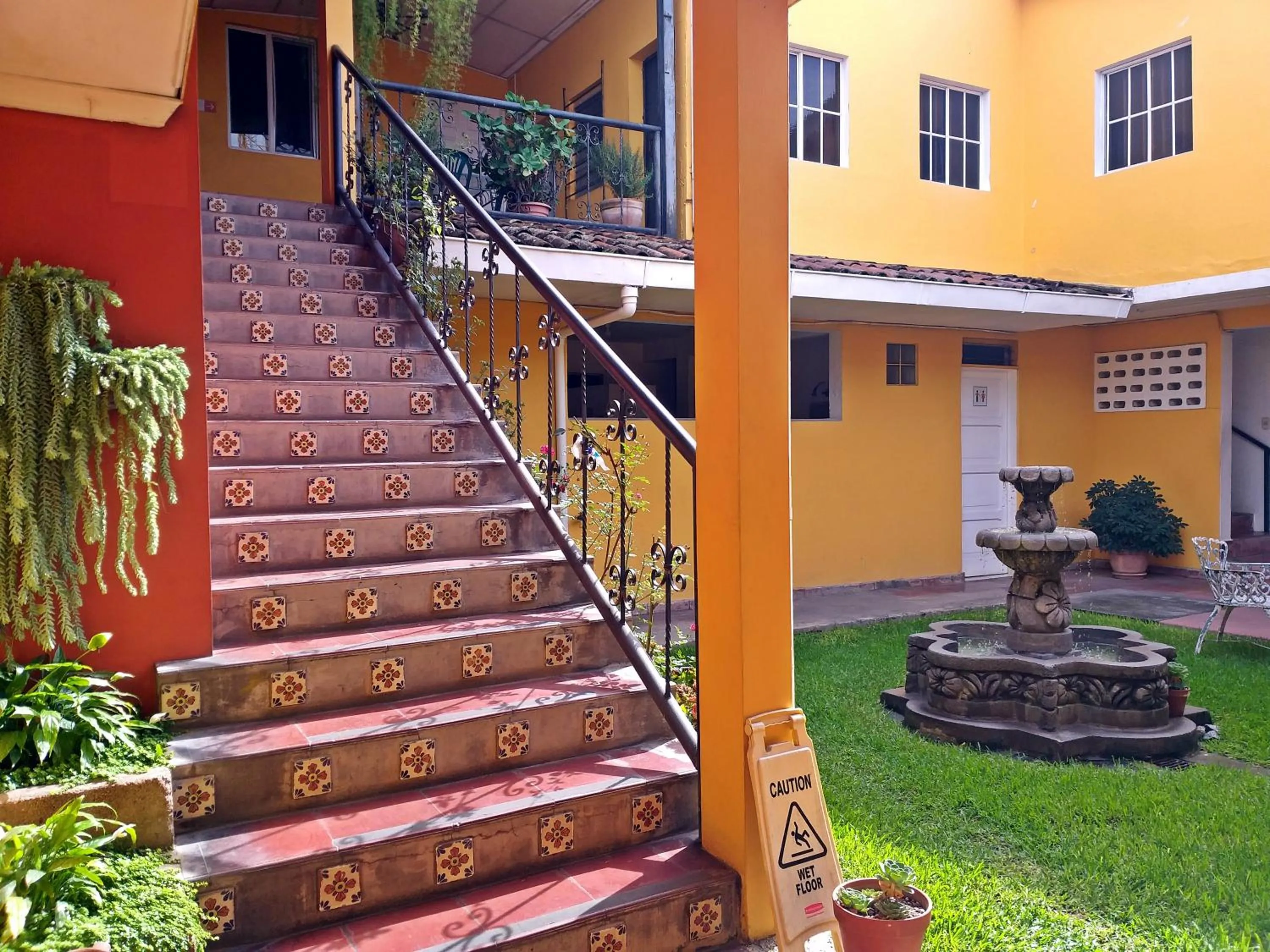 Patio in Eco Hotel Mariscal