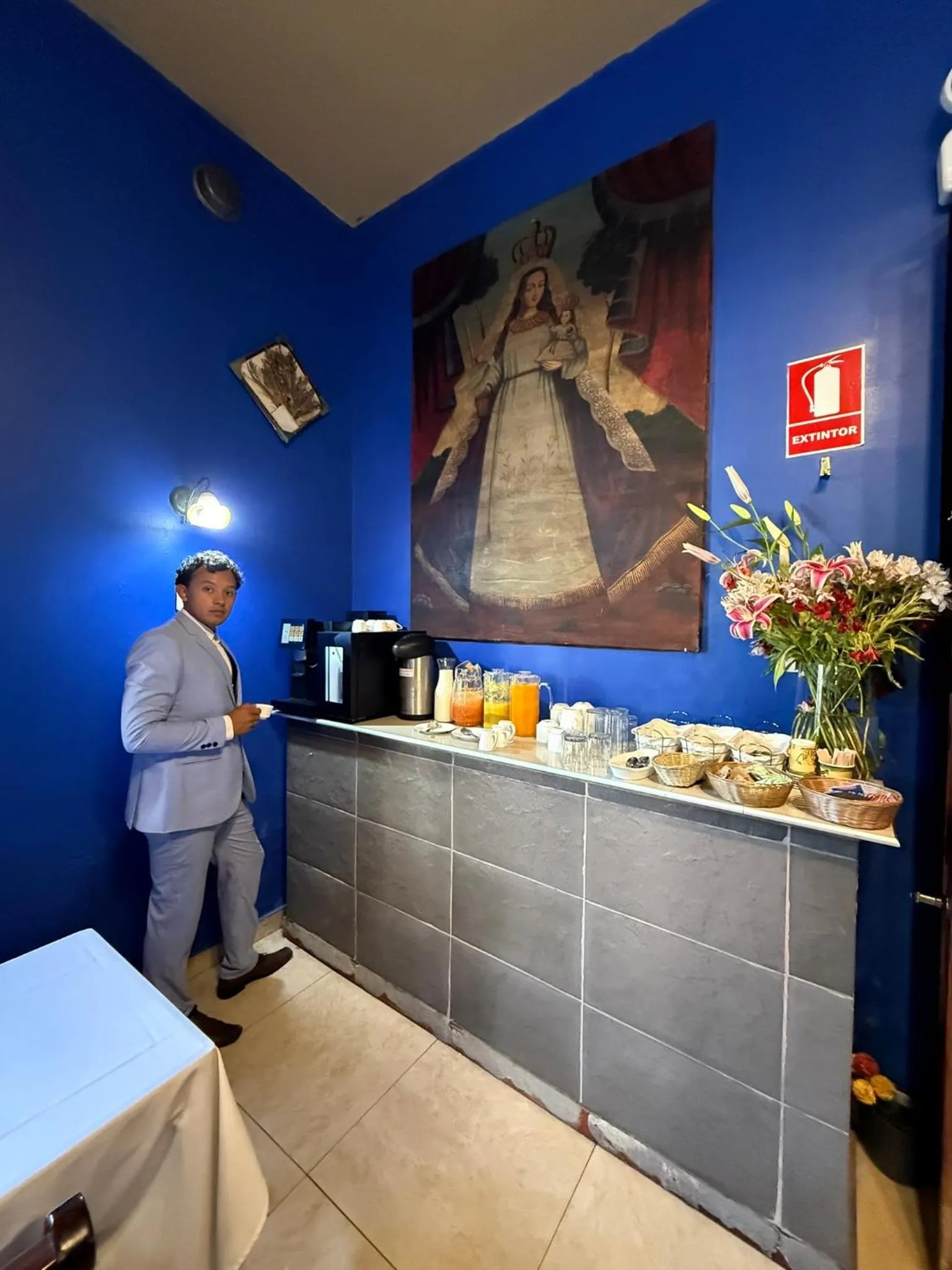 Food and drinks in La Casona de Palacio Viejo