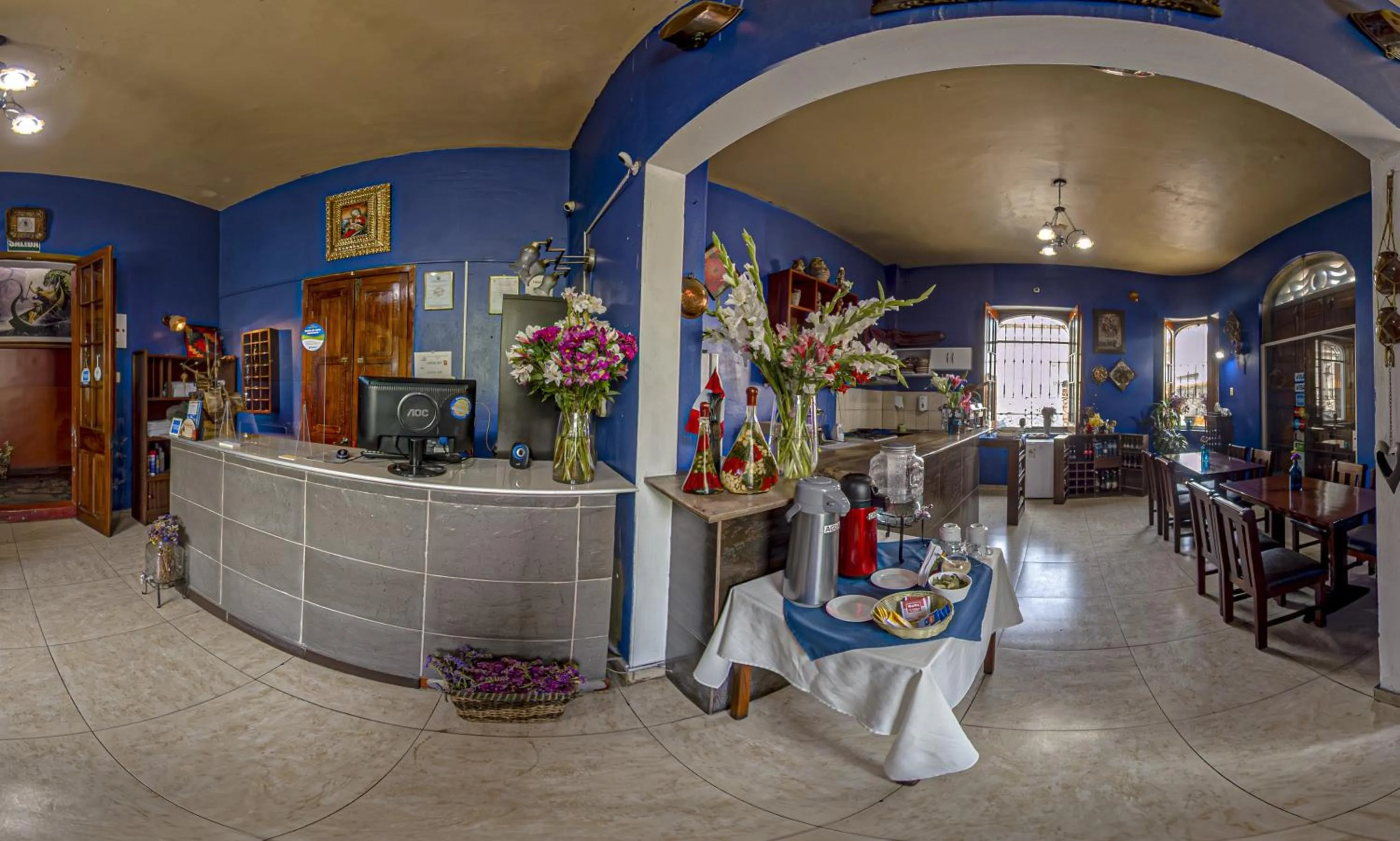 Lobby or reception in La Casona de Palacio Viejo