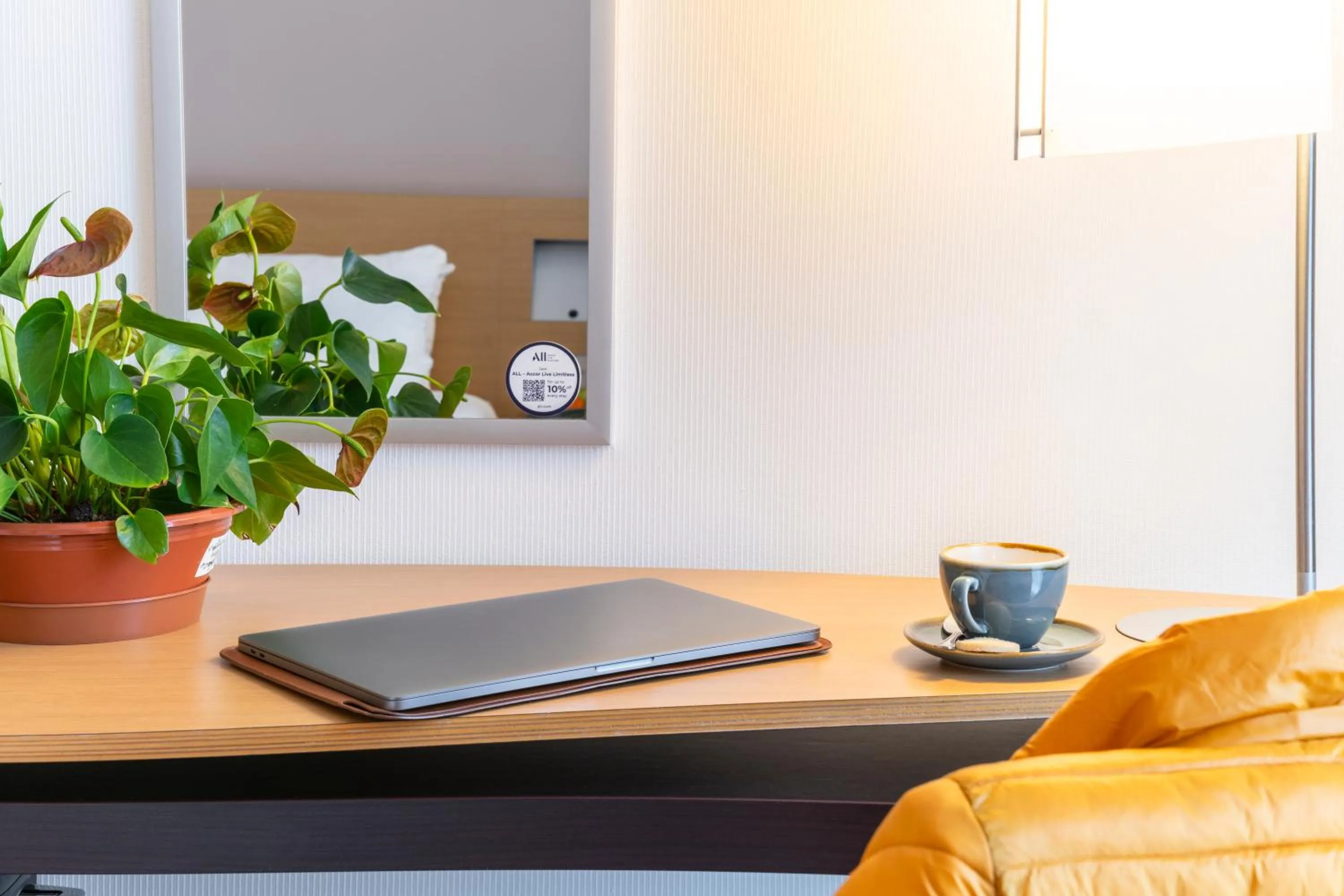 Seating area in Novotel Edinburgh Park