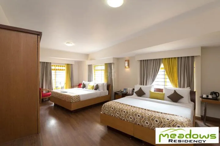 Bed in Meadows Residency