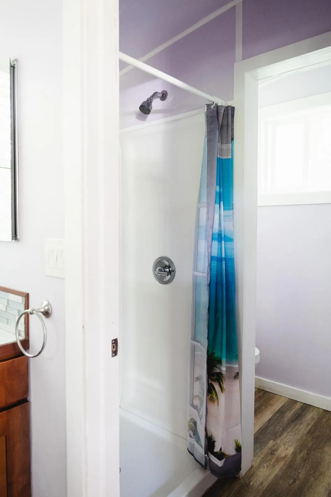 Shower in Hawaiian Sanctuary Eco Retreat Center