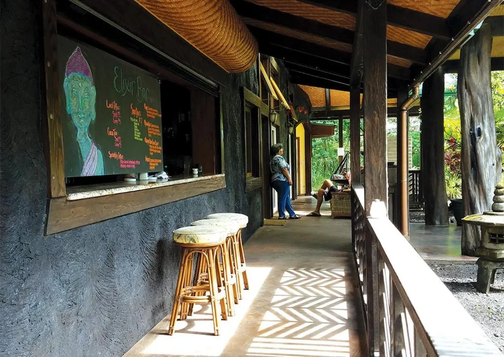 Balcony/Terrace in Hawaiian Sanctuary Eco Retreat Center