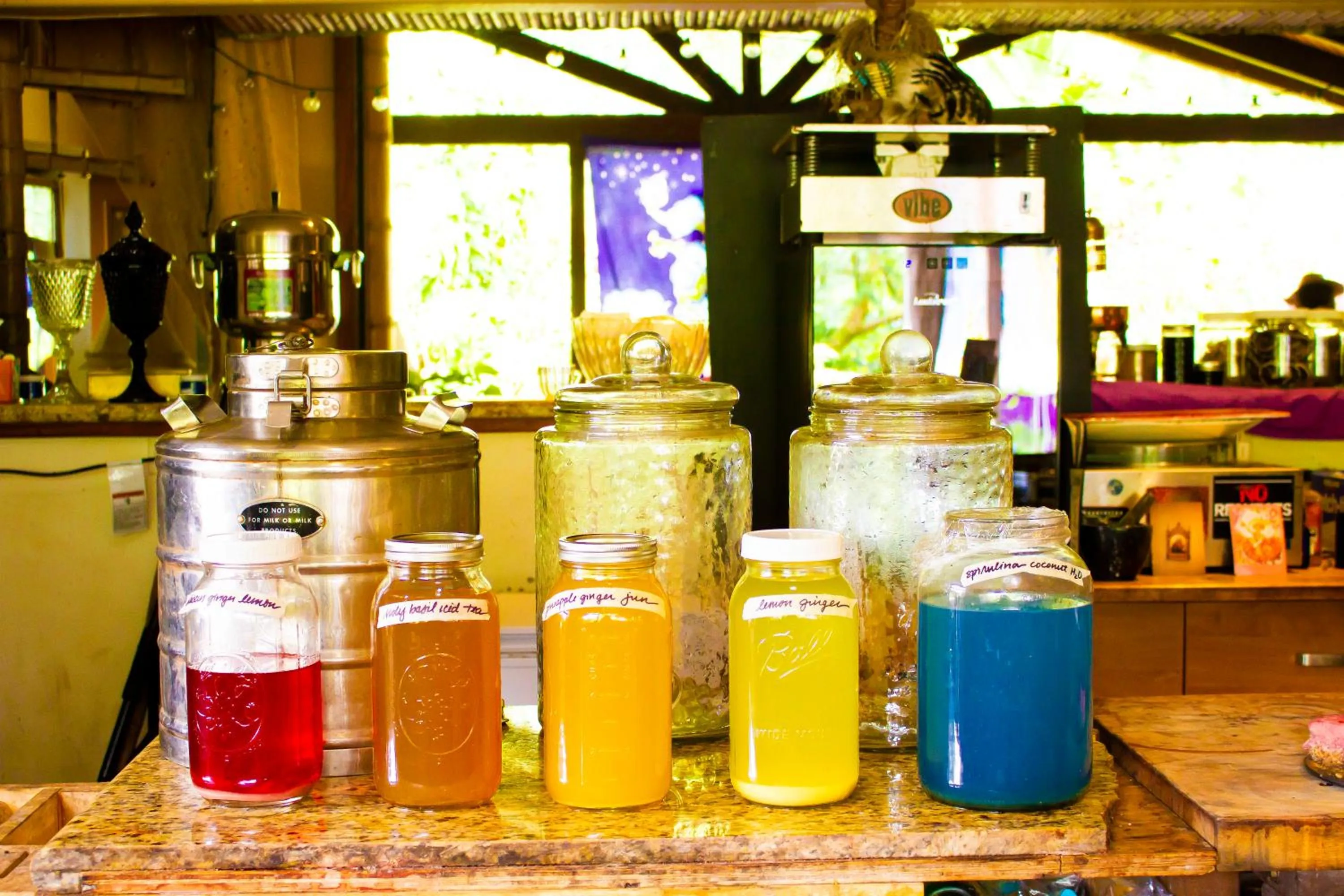 Lounge or bar in Hawaiian Sanctuary Eco Retreat Center