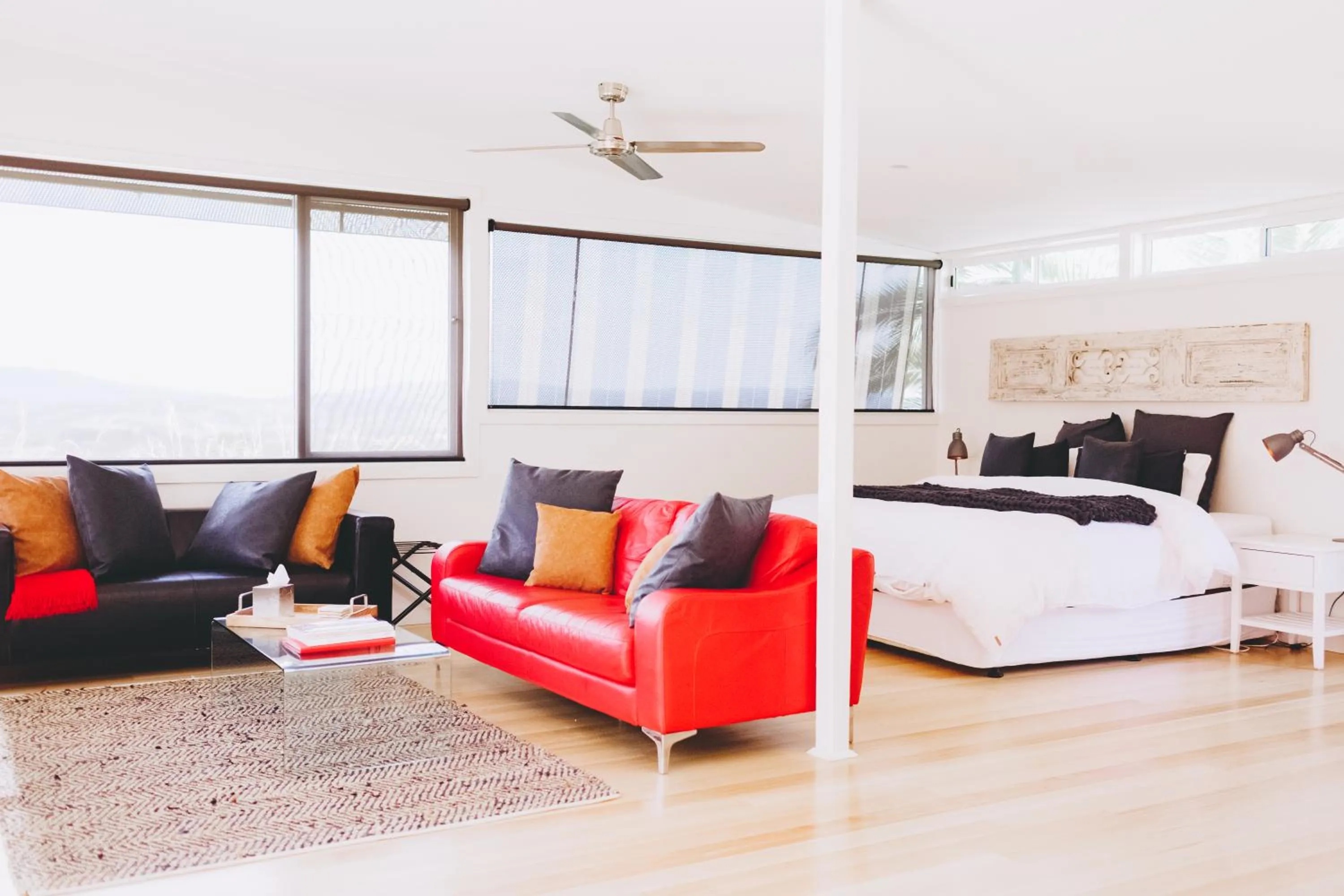 Living room, Bed in Dalblair Bed & Breakfast