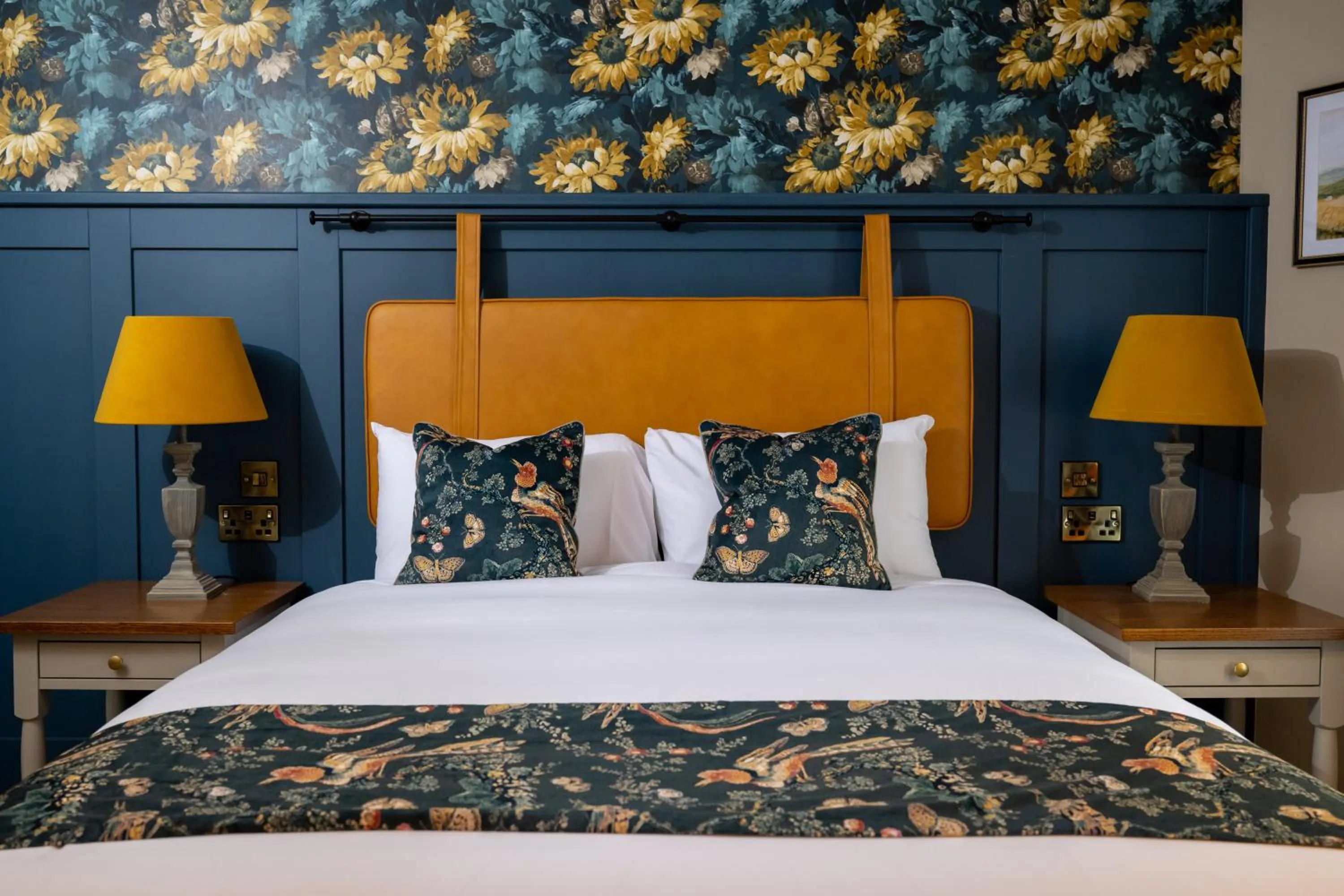 Bedroom, Bed in Wheatsheaf Hotel by Chef & Brewer Collection