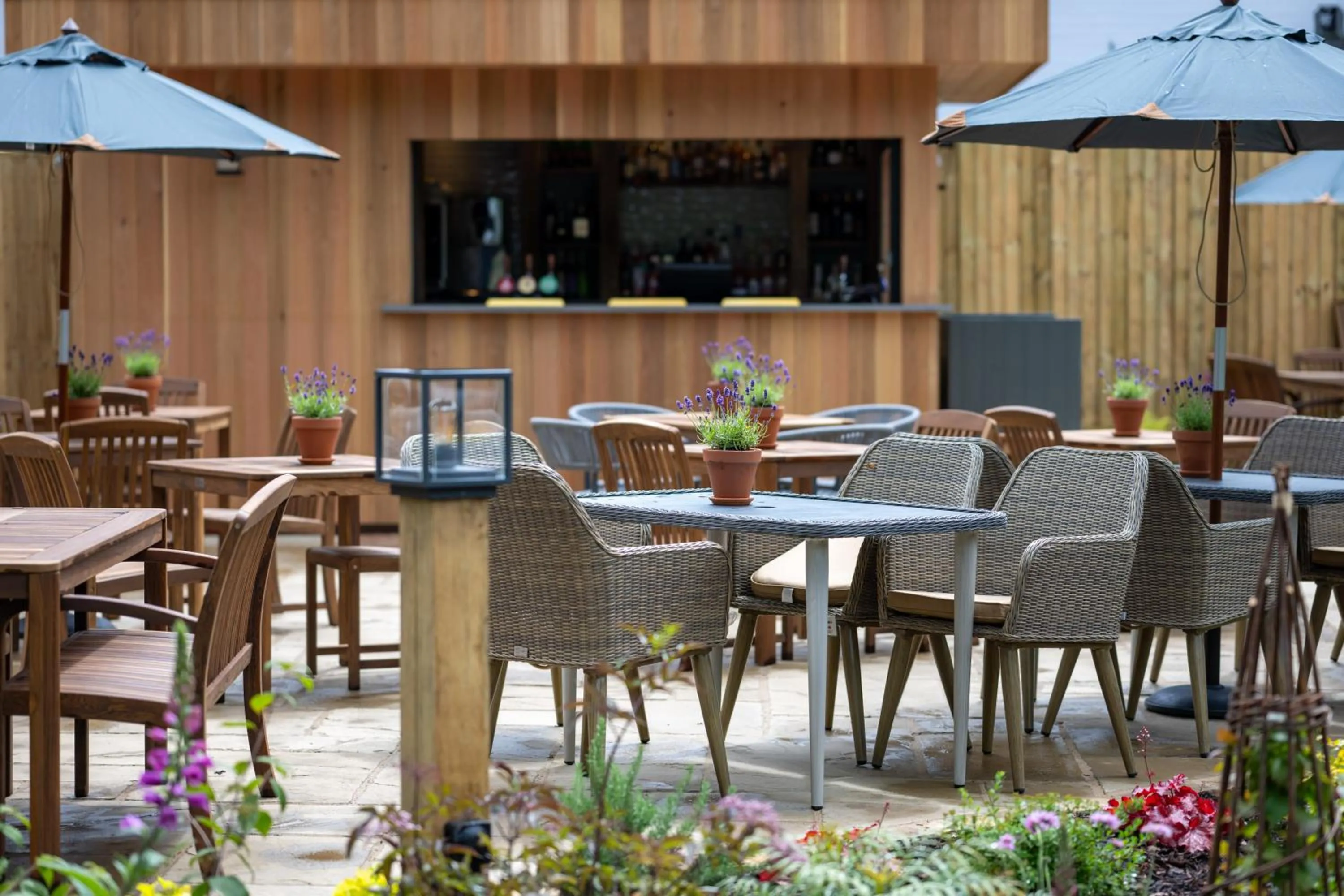 Balcony/Terrace in Wheatsheaf Hotel by Chef & Brewer Collection