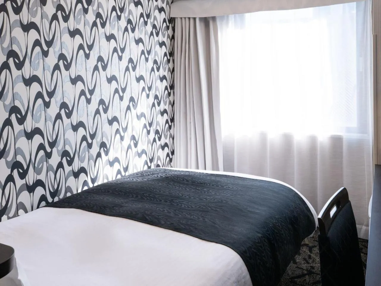 Photo of the whole room, Bed in APA Hotel Tsukiji Ekiminami