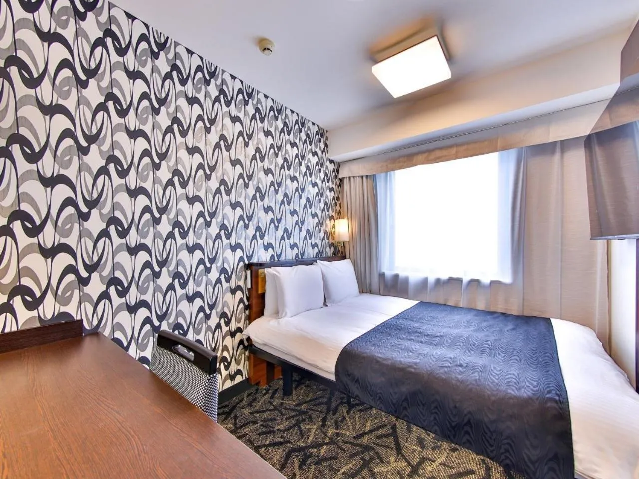 Photo of the whole room, Bed in APA Hotel Tsukiji Ekiminami