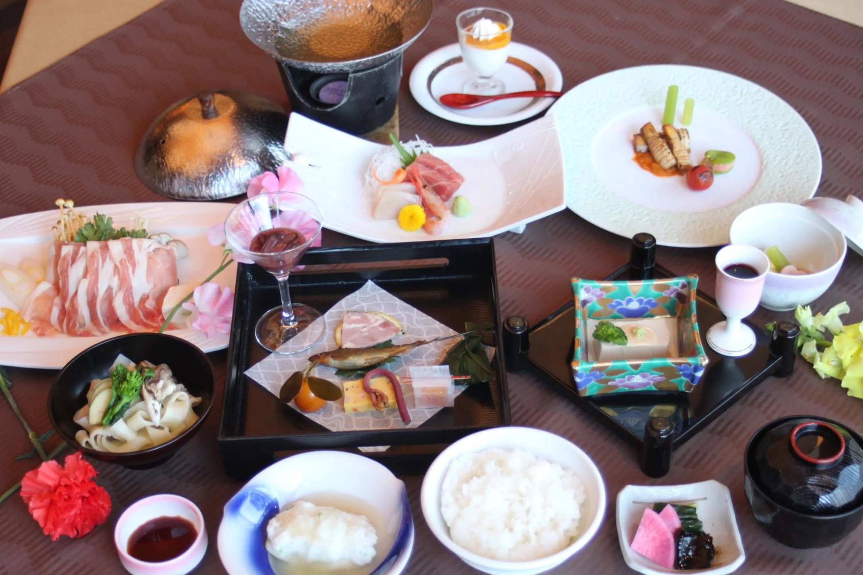 Food close-up in Hotel Spax Kusatsu