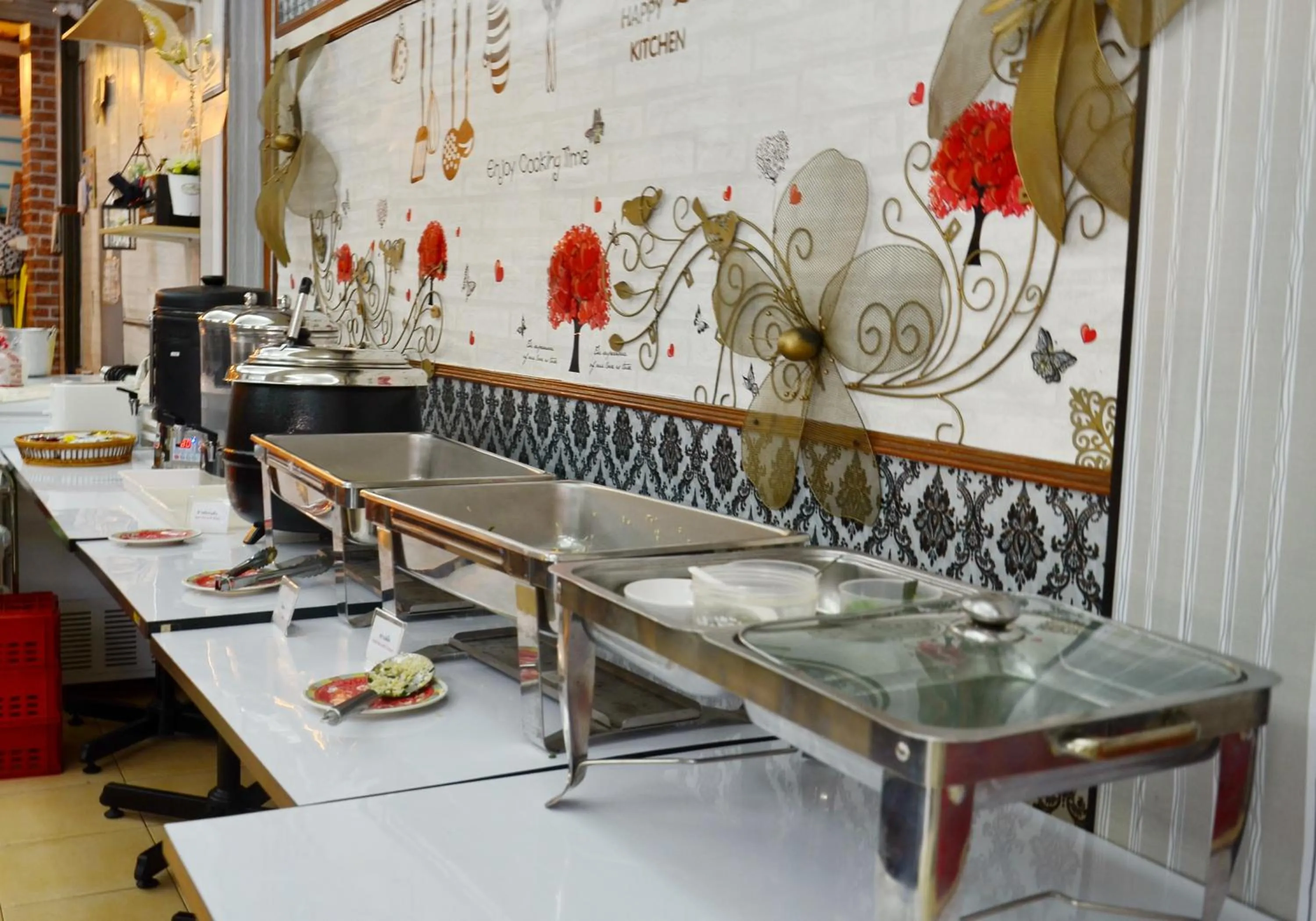 Buffet breakfast in At Bangkok Hotel