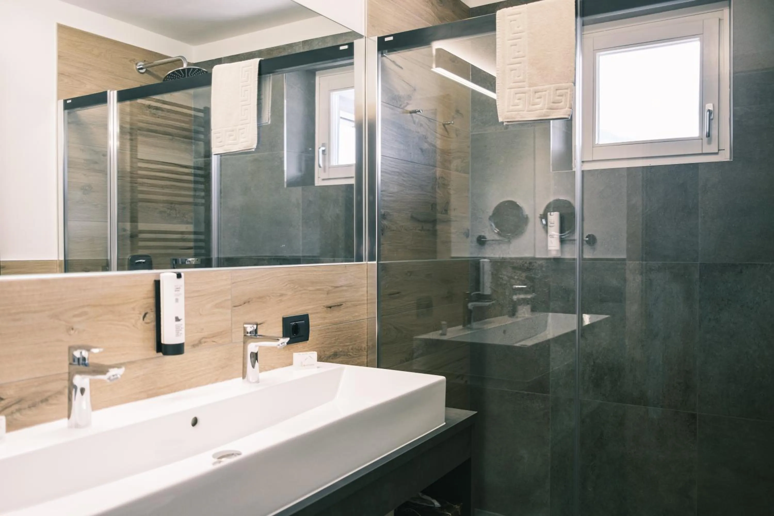 Bathroom in Kristiania Small Dolomites Hotel