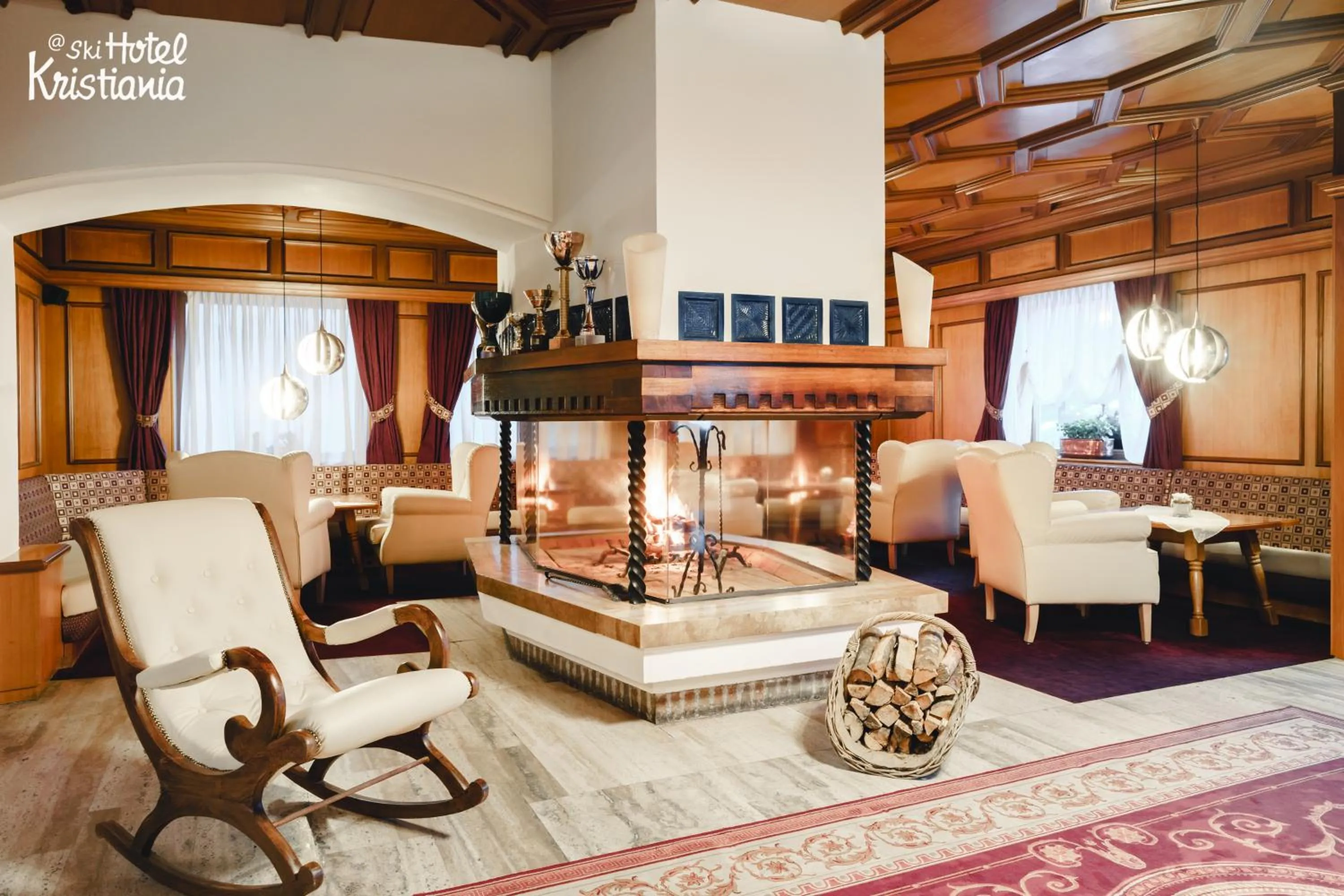 Lobby or reception in Kristiania Small Dolomites Hotel