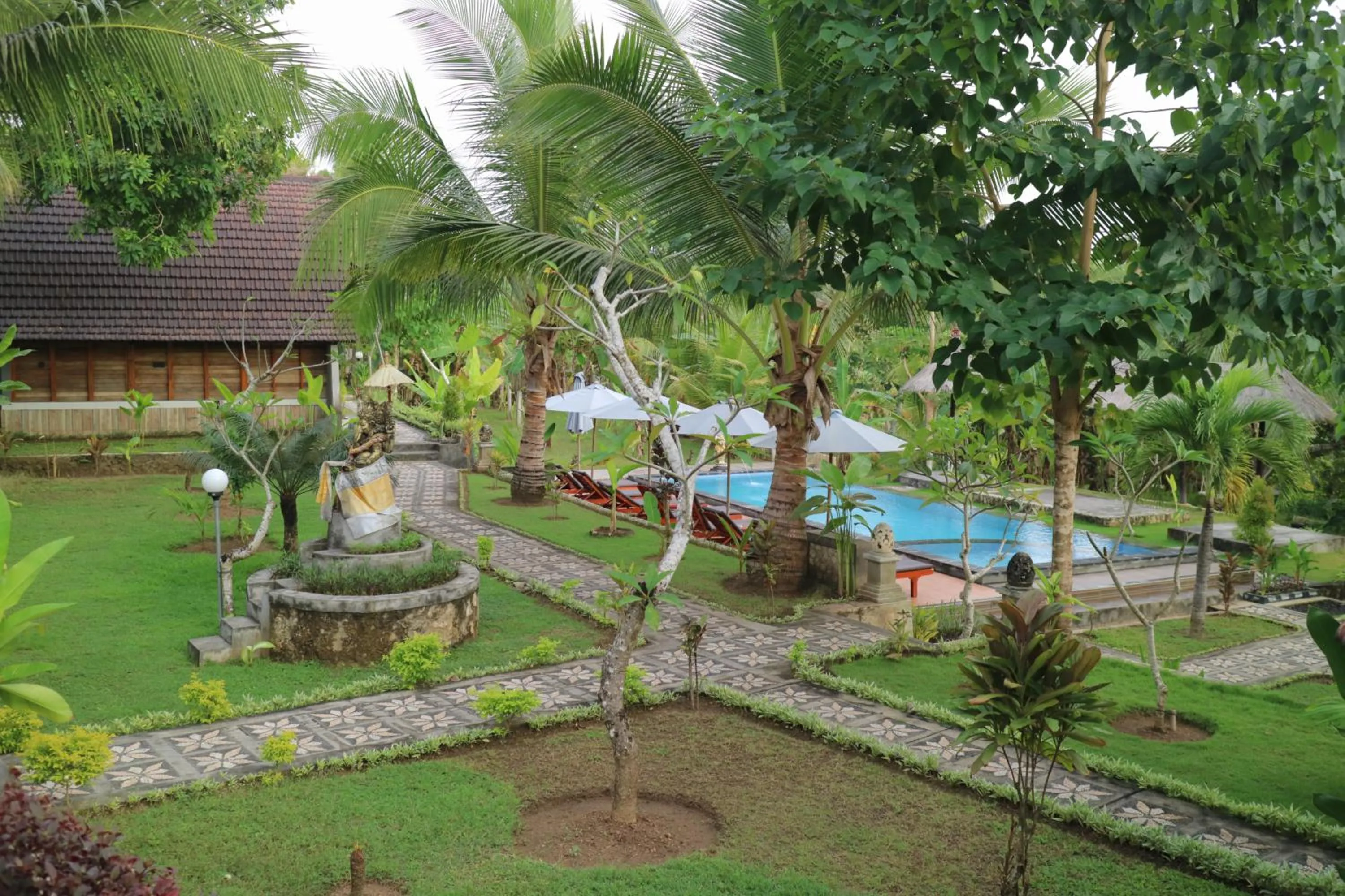 Open Air Bath in Mamaras Guest House