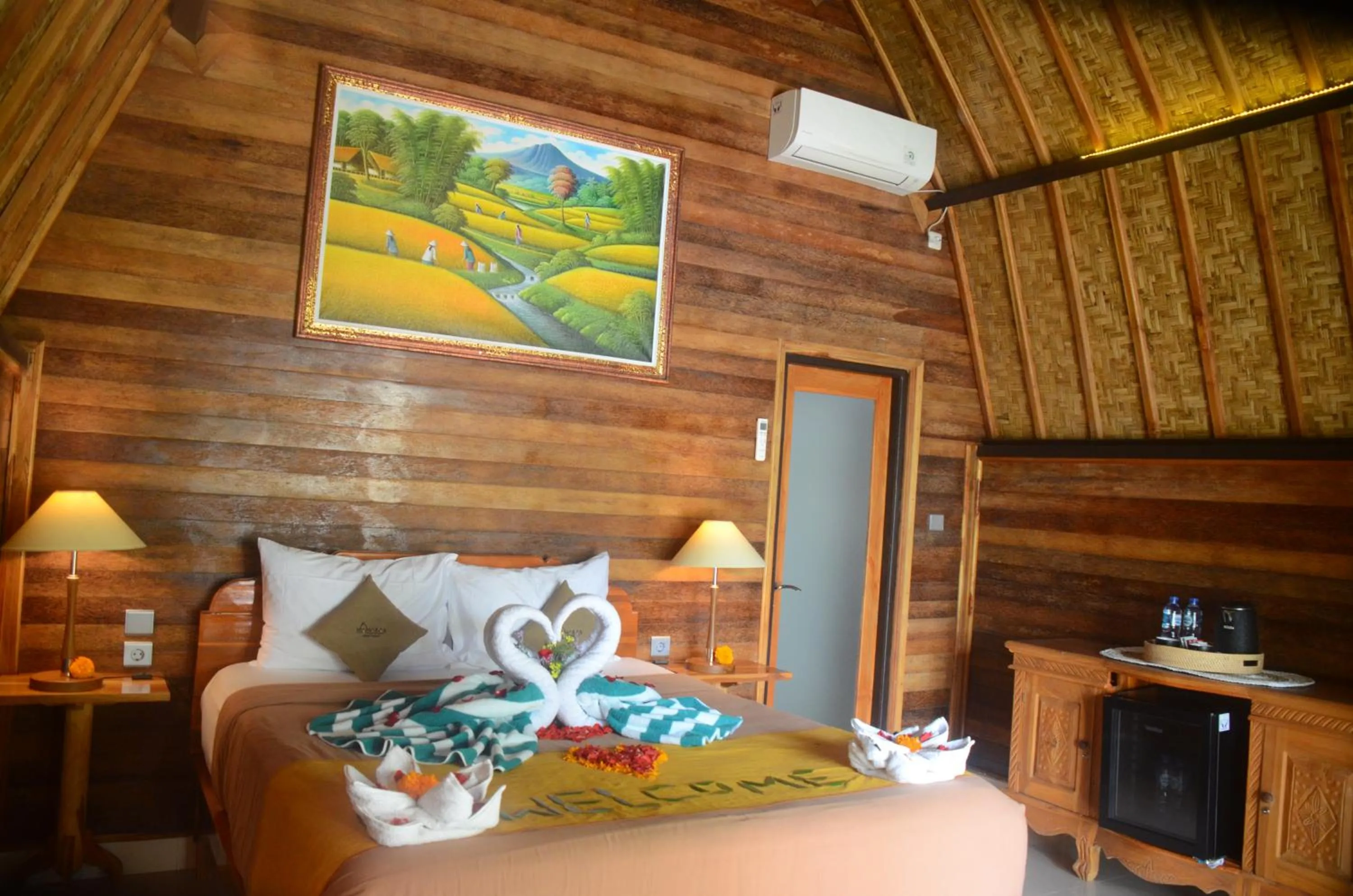 Bed in Mamaras Guest House