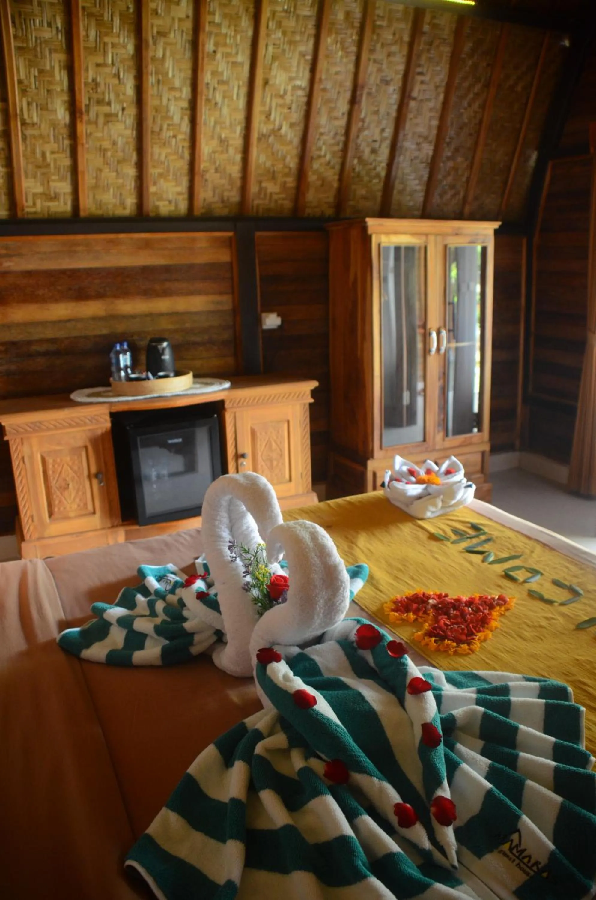 Bed in Mamaras Guest House