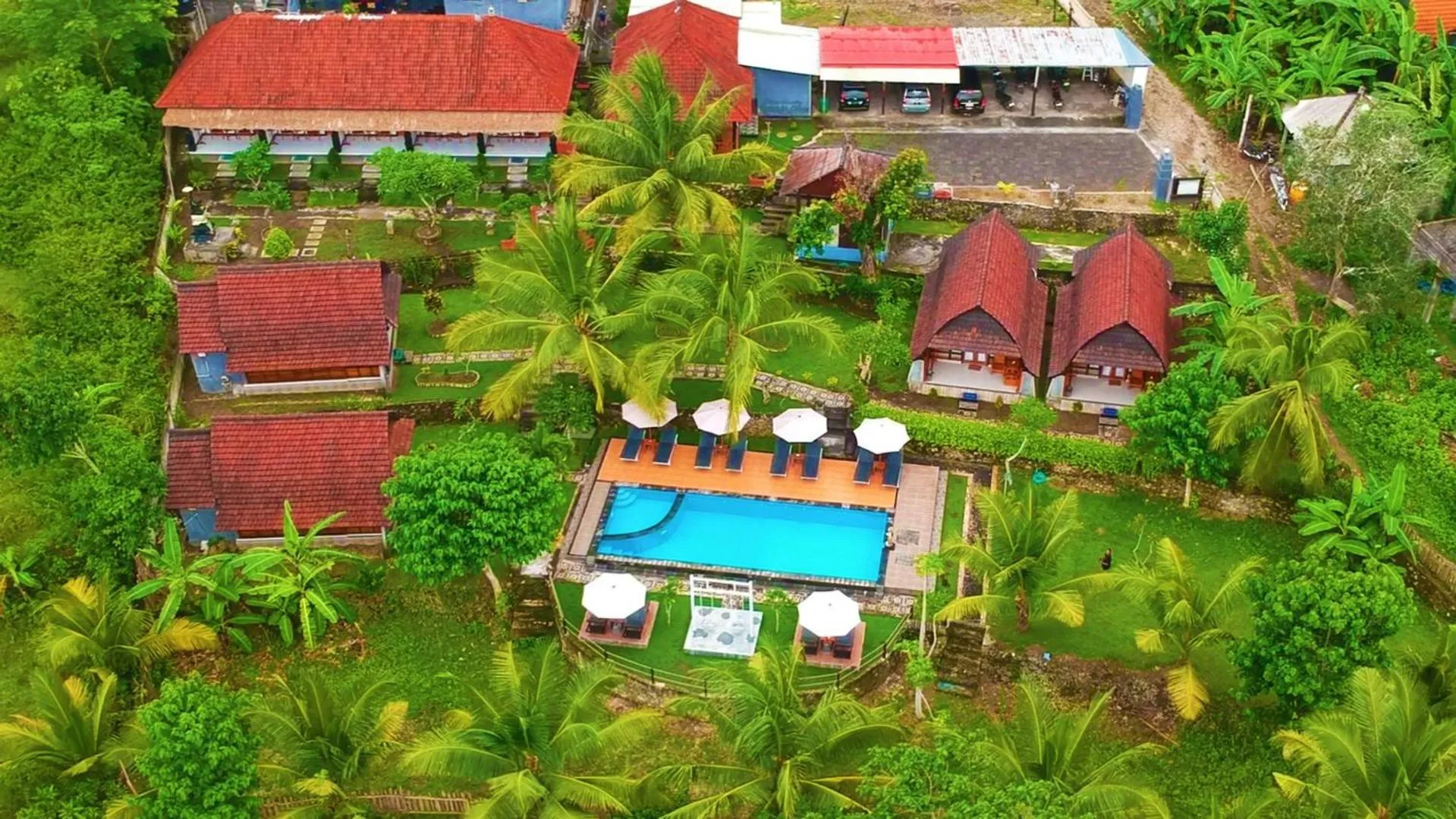 Bird's eye view in Mamaras Guest House