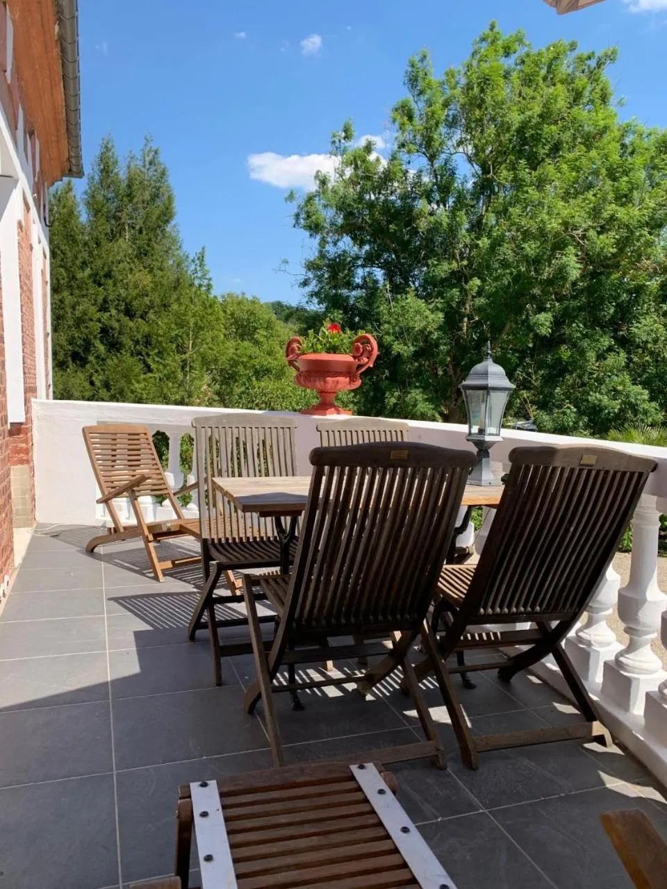 Balcony/Terrace in Chambres d'Hôtes Villa Mon Repos