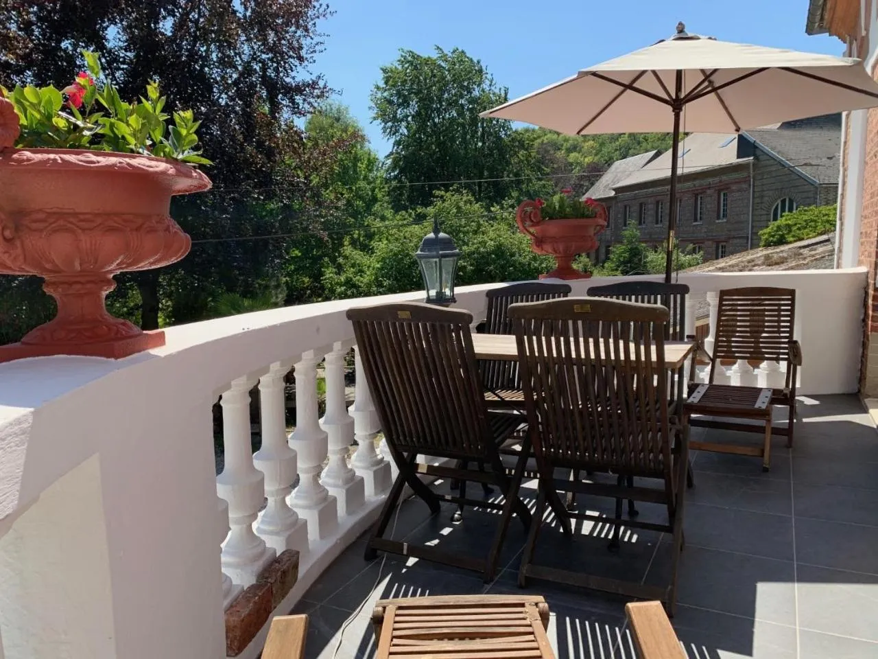 Balcony/Terrace in Chambres d'Hôtes Villa Mon Repos