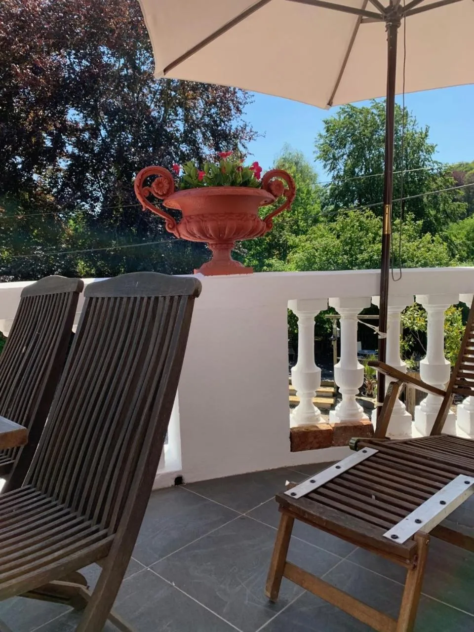 Balcony/Terrace in Chambres d'Hôtes Villa Mon Repos