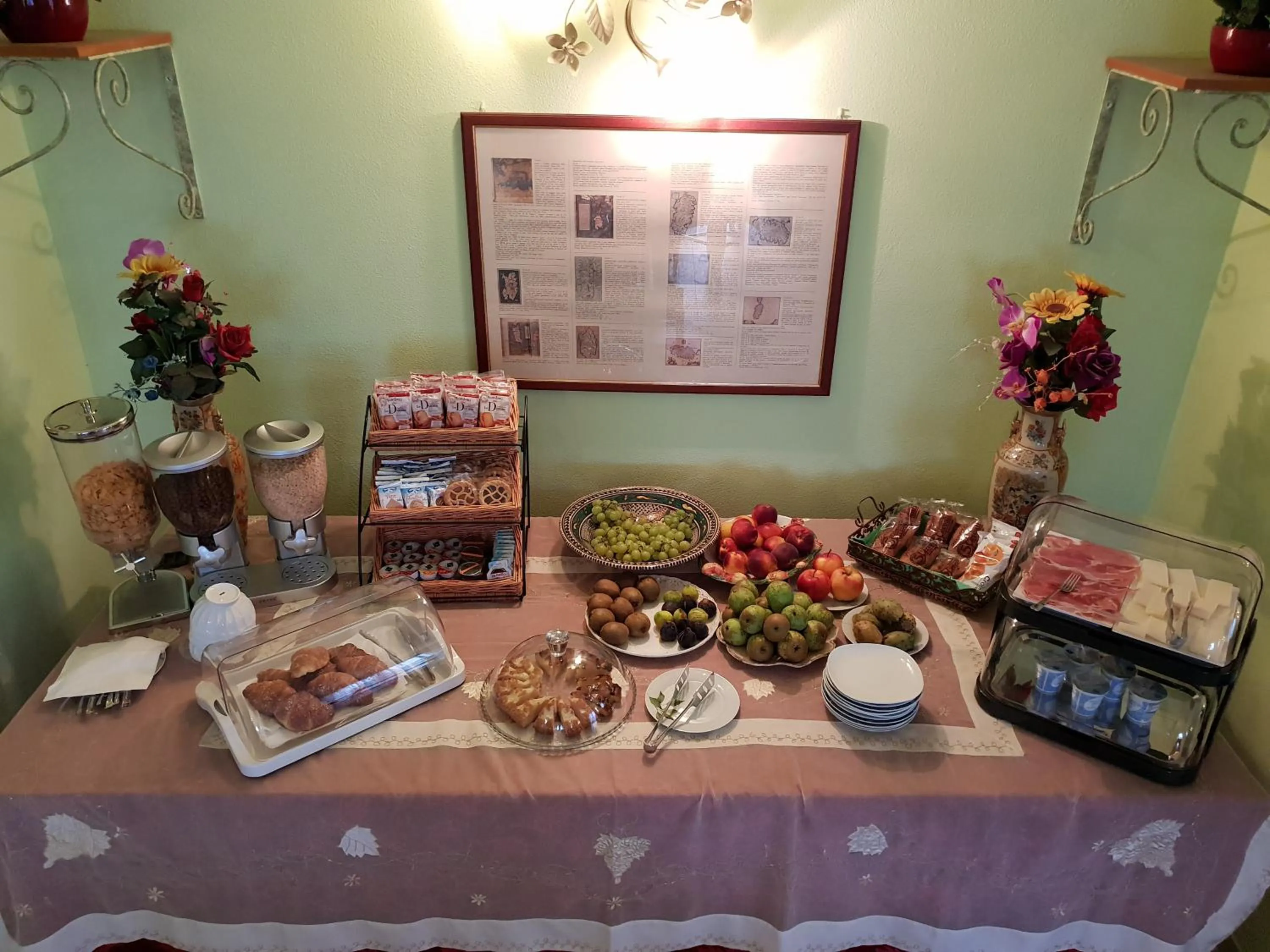 Decorative detail in Villa Alberta Hotel