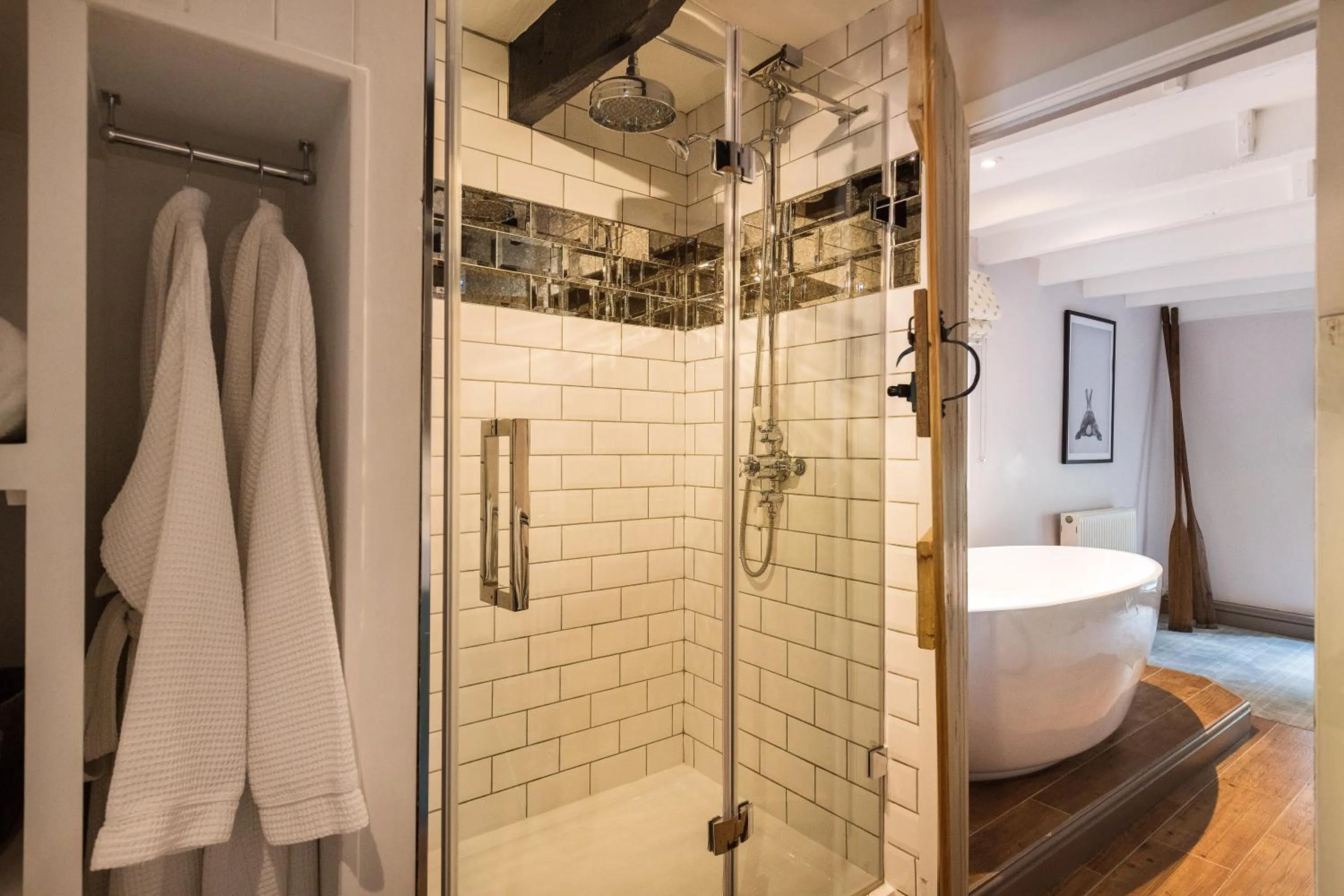 Bathroom in The Hideaway at Tregoose Old Mill