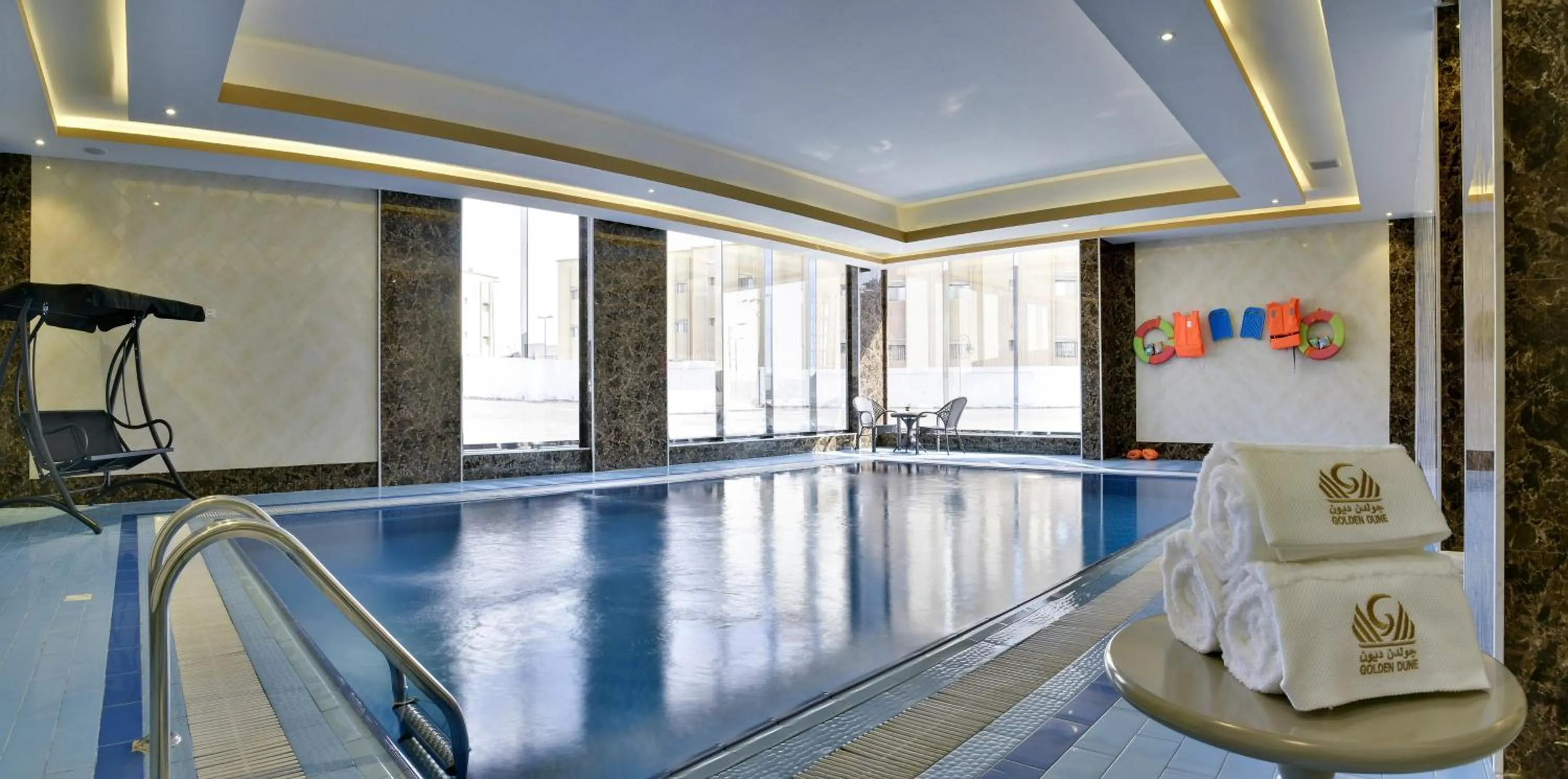 Swimming pool in Golden Dune Hotel Turaif