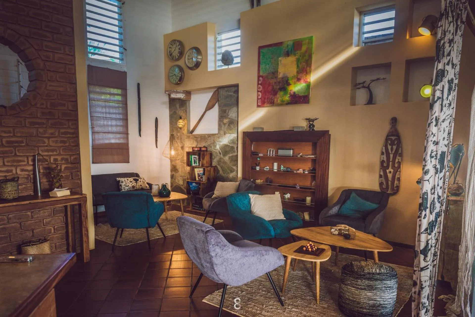 Living room in Villa d’ô