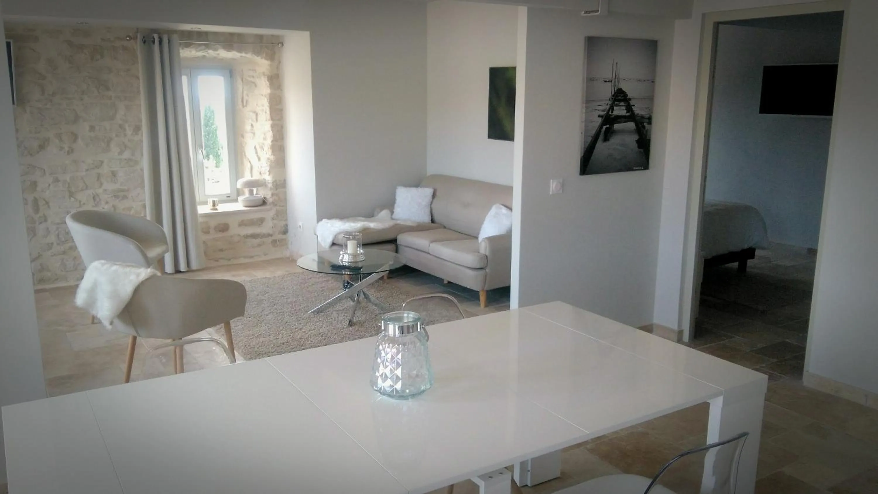 Seating area in L'hôtel du Couvent