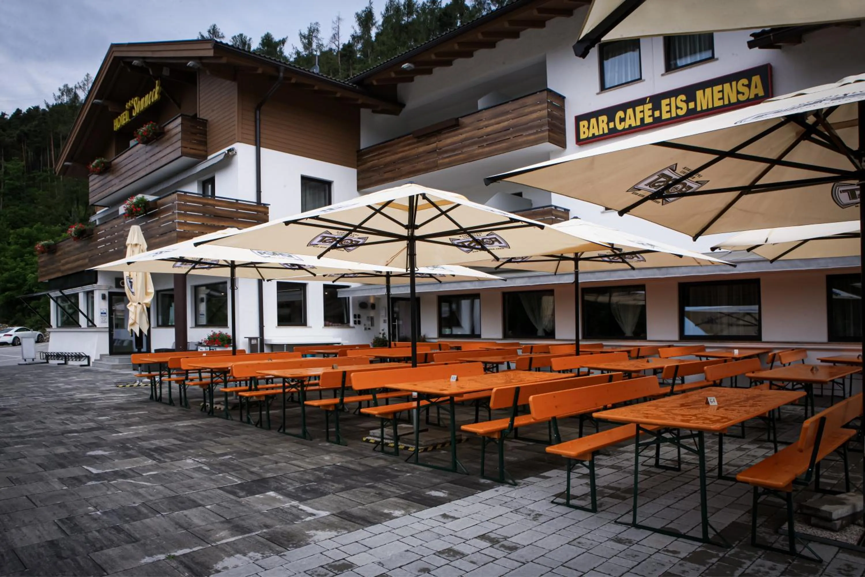 Balcony/Terrace in B&B Hotel Sonneck