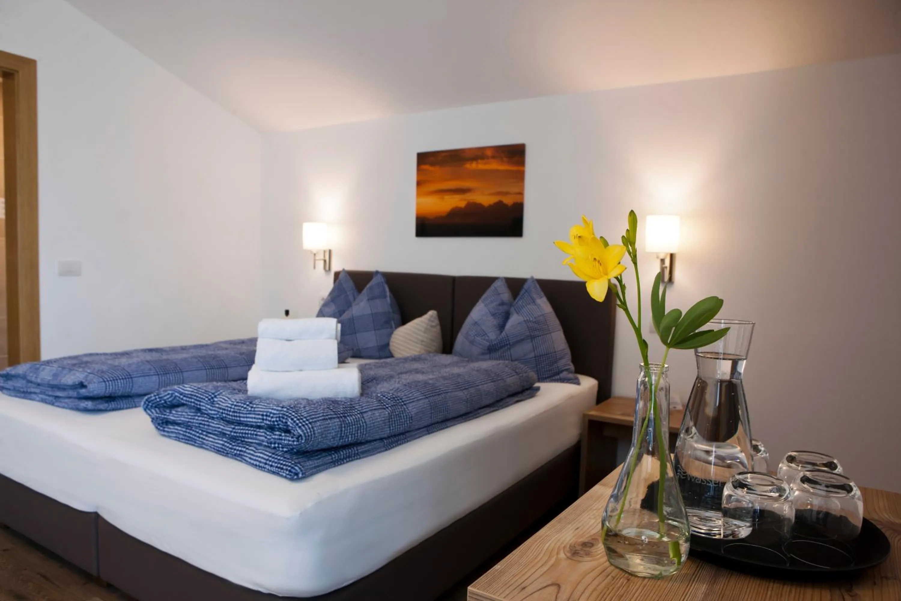 Photo of the whole room, Bed in B&B Hotel Sonneck