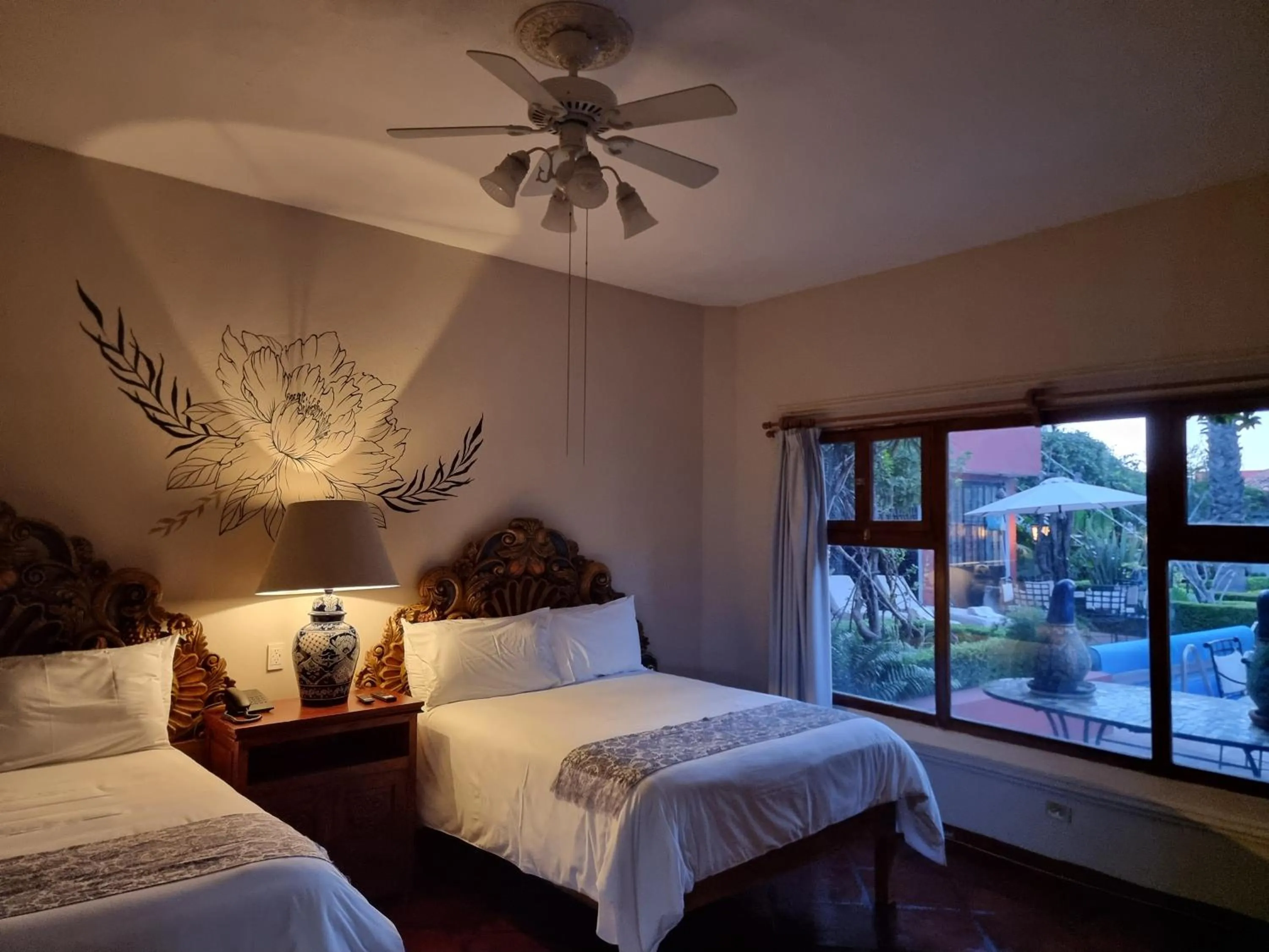 Bed in Hacienda de las Flores