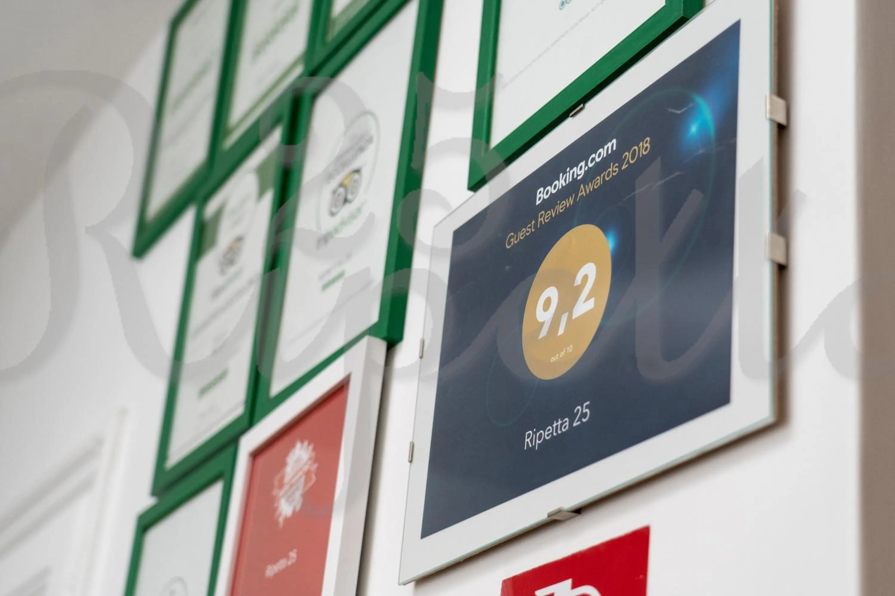 Certificate/Award in Ripetta 25 Prestige Rooms