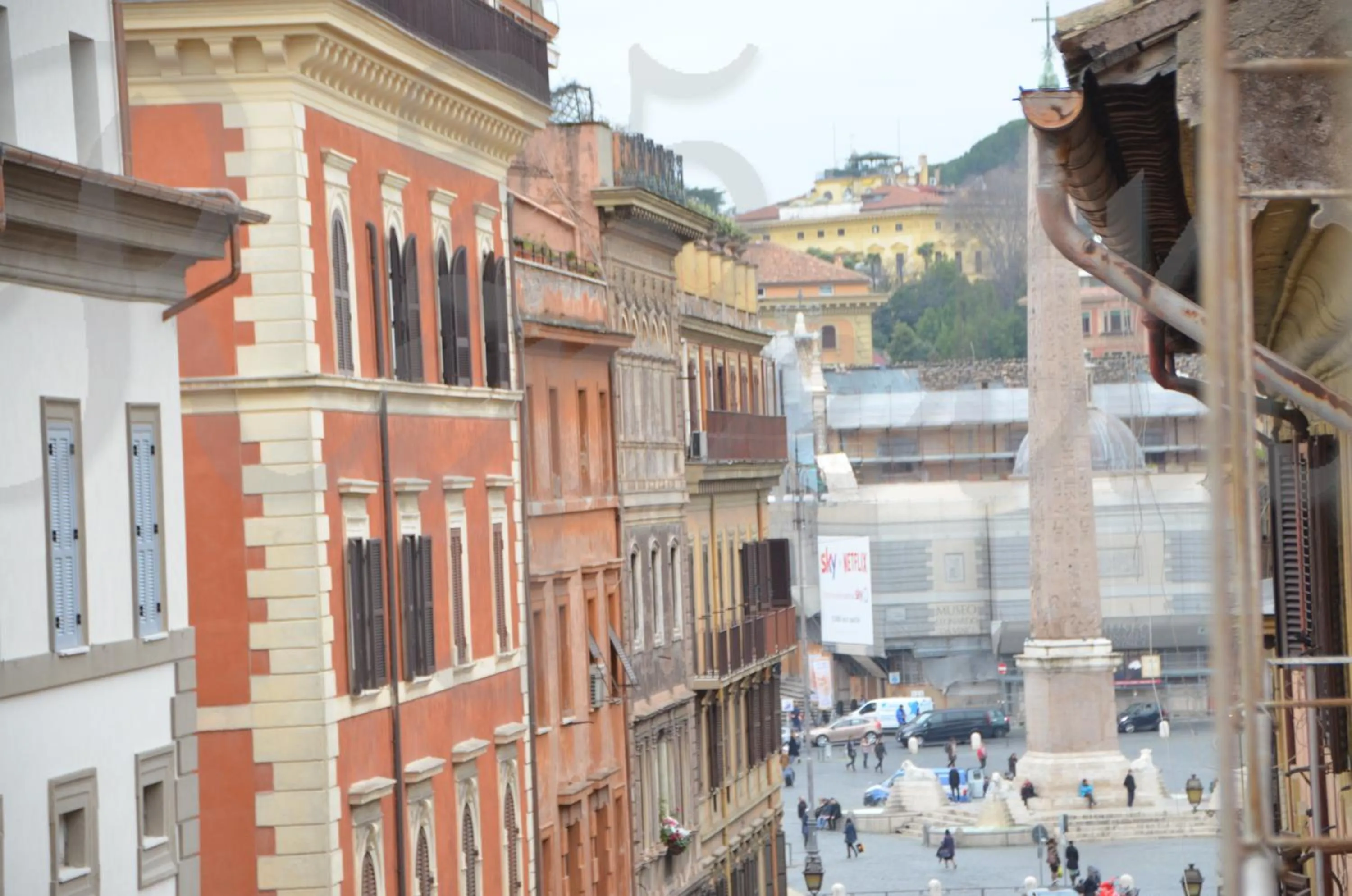 City view in Ripetta 25 Prestige Rooms