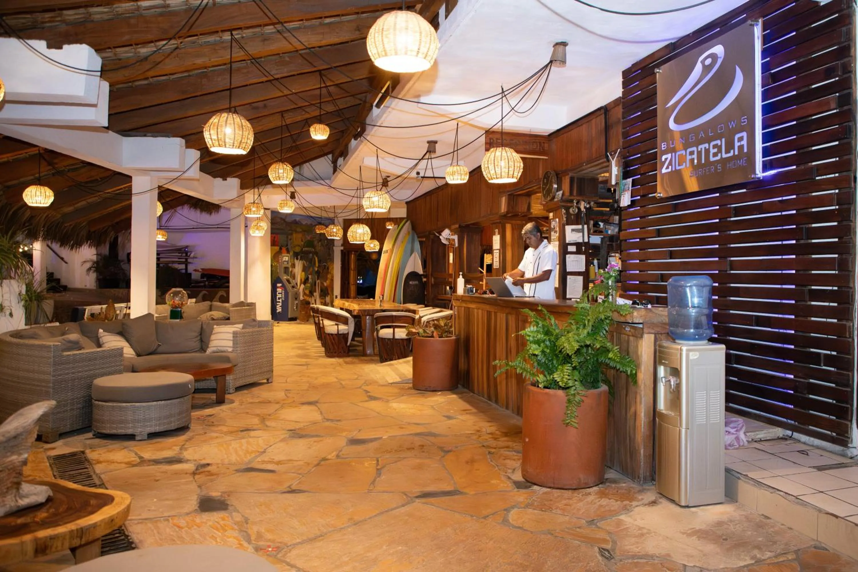 Lobby or reception in Bungalows Zicatela