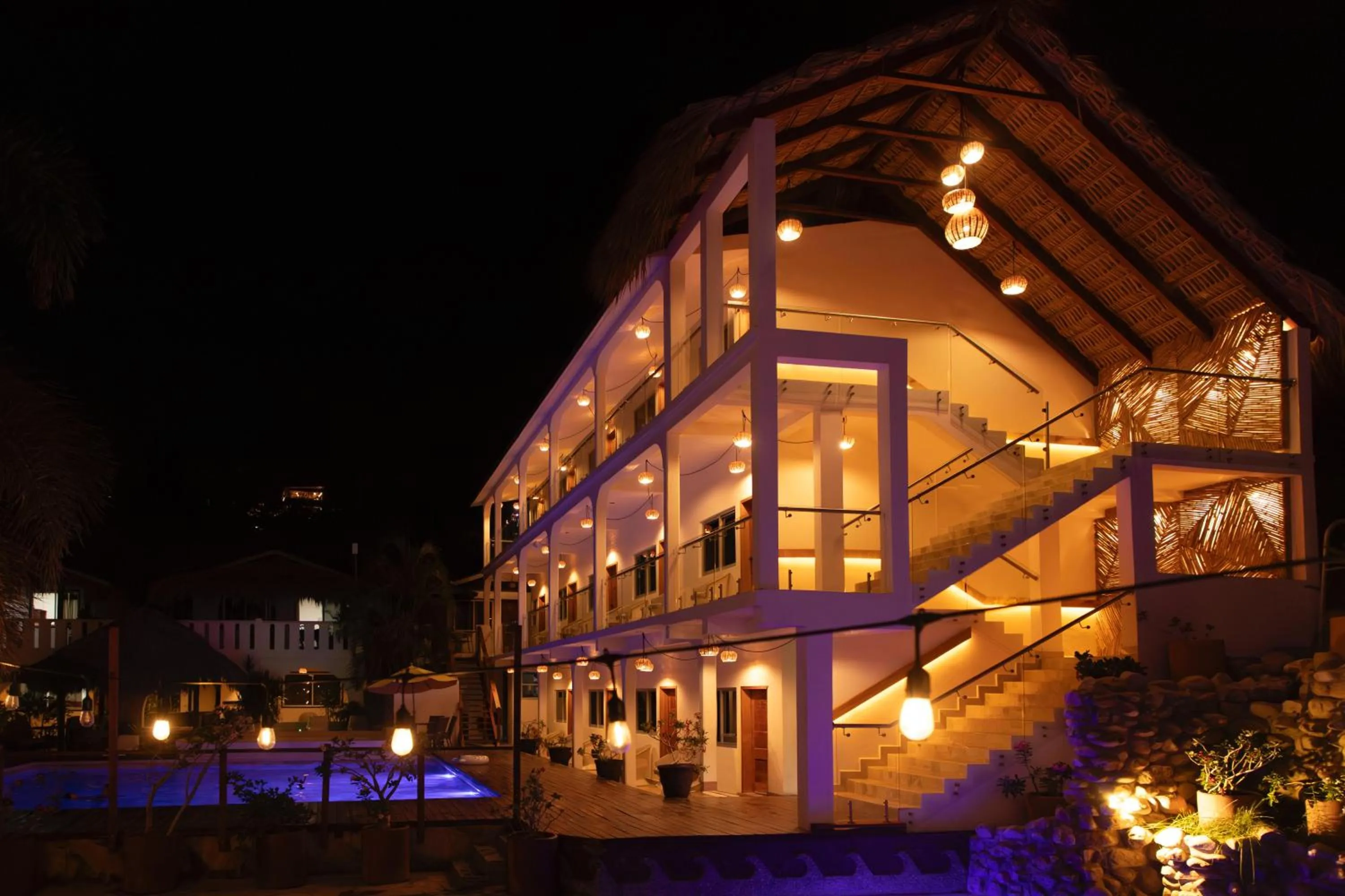 Night in Bungalows Zicatela