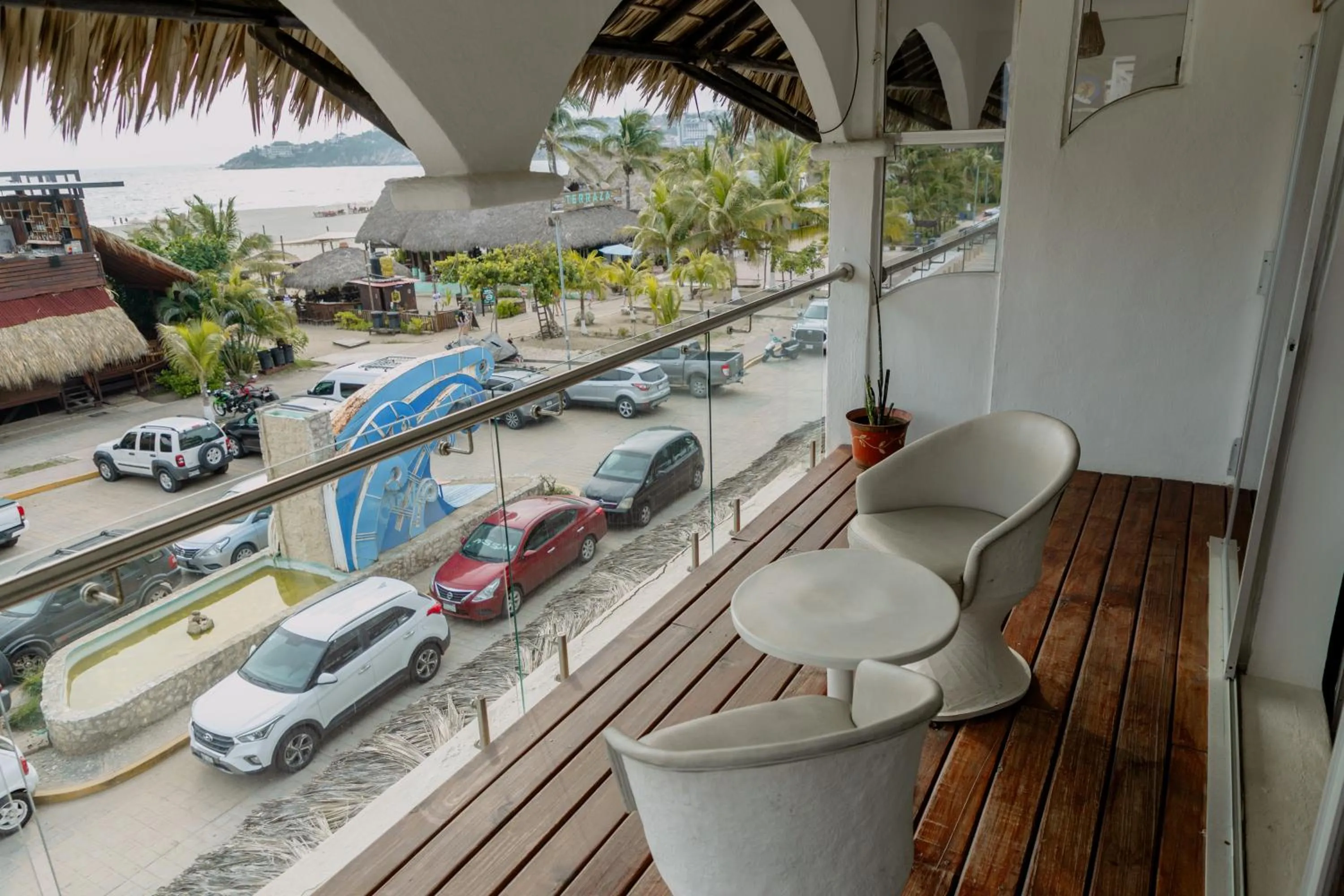 Balcony/Terrace in Bungalows Zicatela