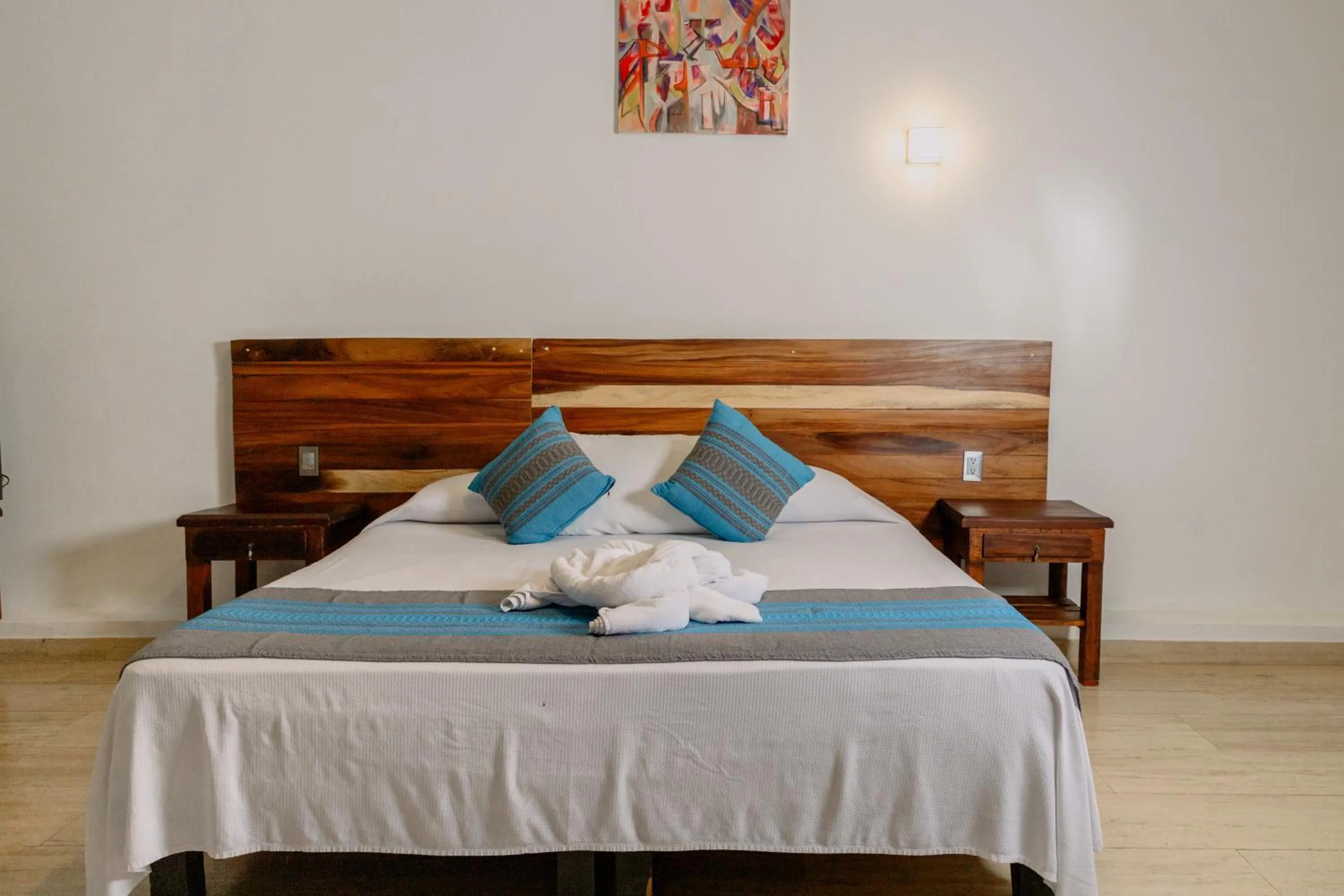 Bed in Bungalows Zicatela