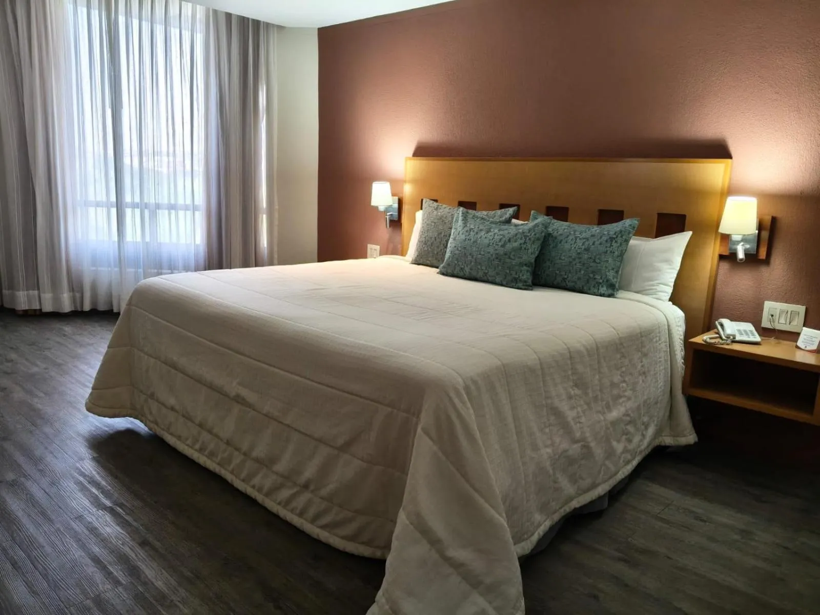 Bed in Hotel Mirabel