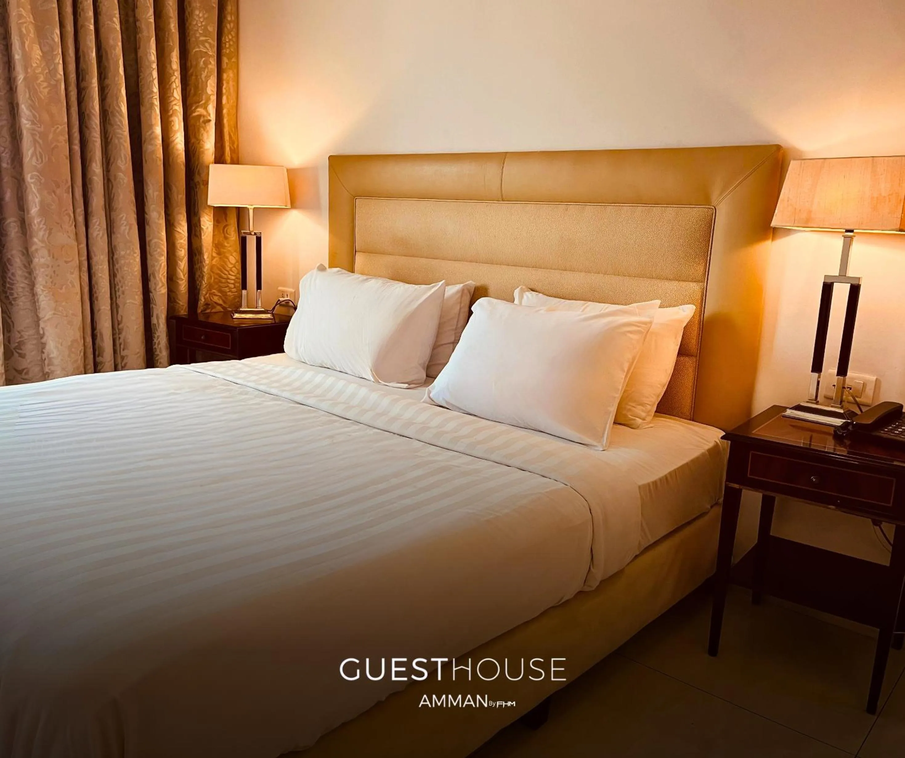 Bed in Guest House Hotel Amman by FHM