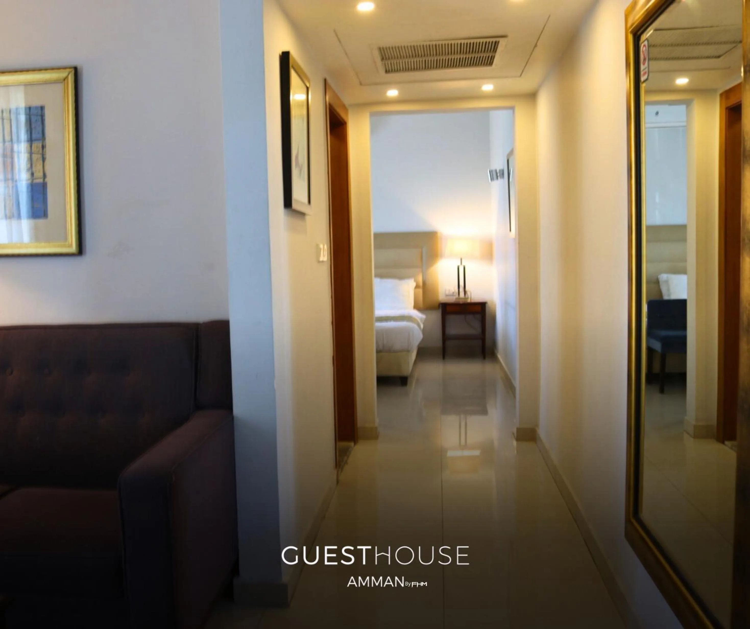 Bedroom, Bed in Guest House Hotel Amman by FHM