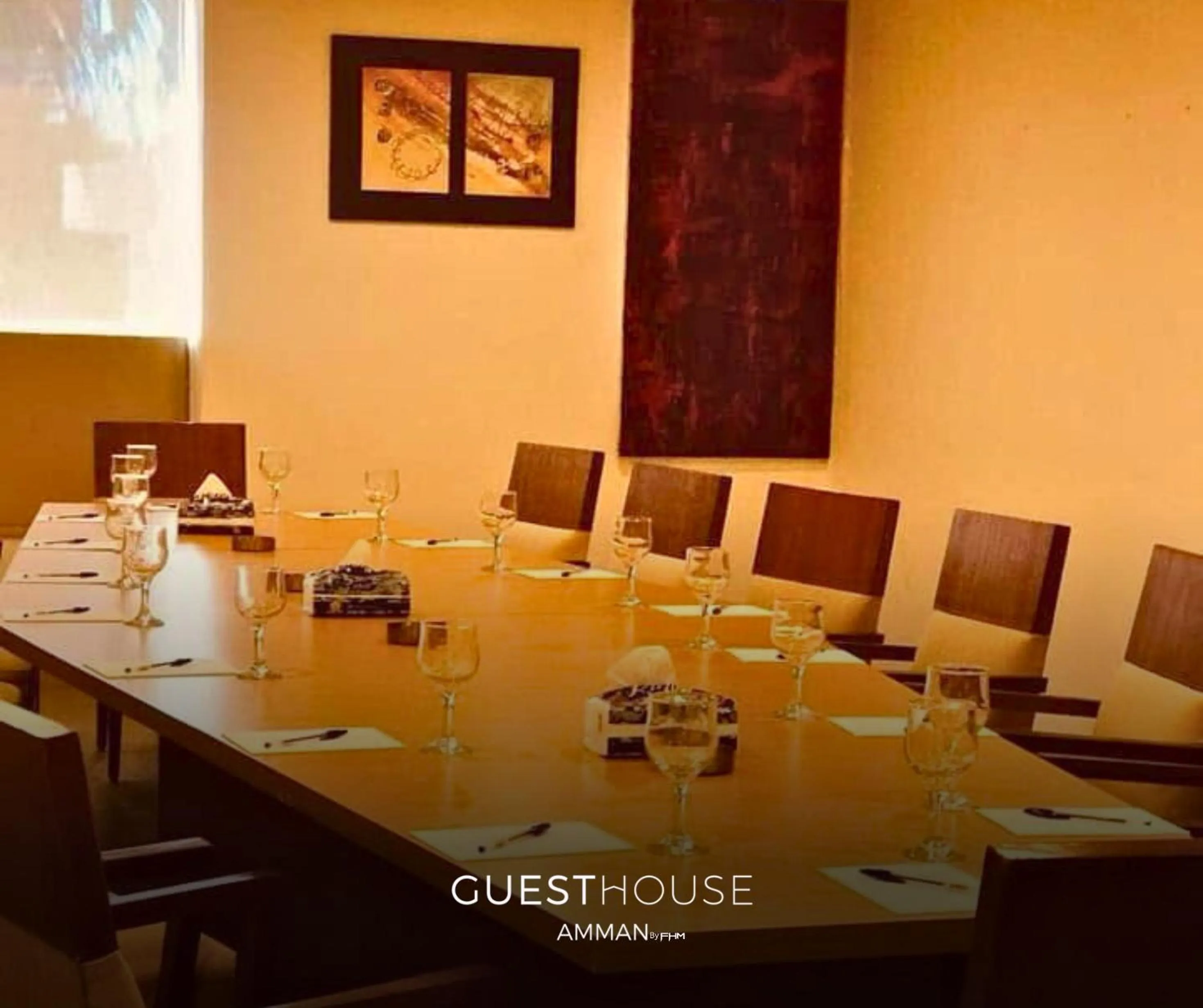 Meeting/conference room in Guest House Hotel Amman by FHM