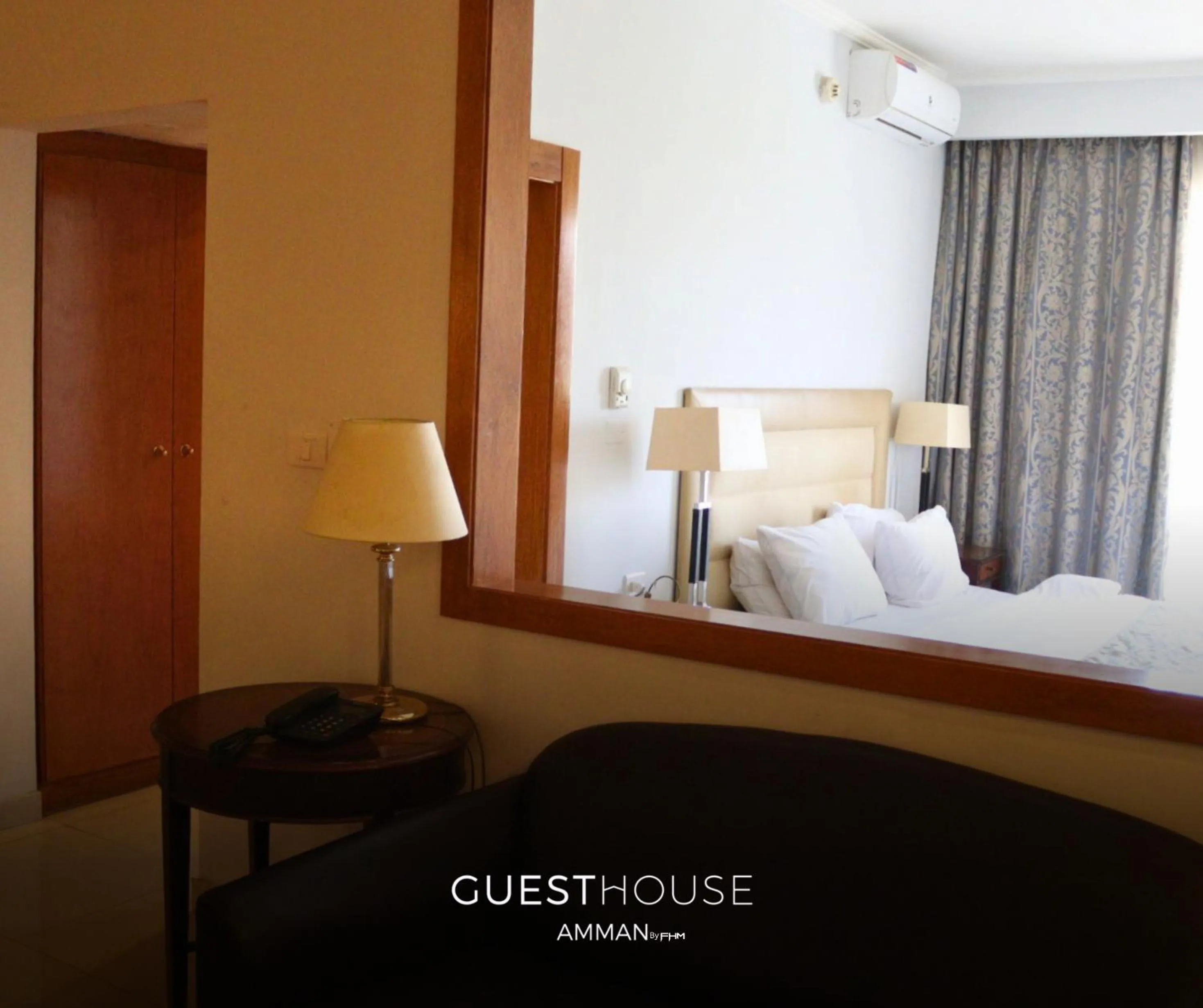 Bedroom, Bed in Guest House Hotel Amman by FHM