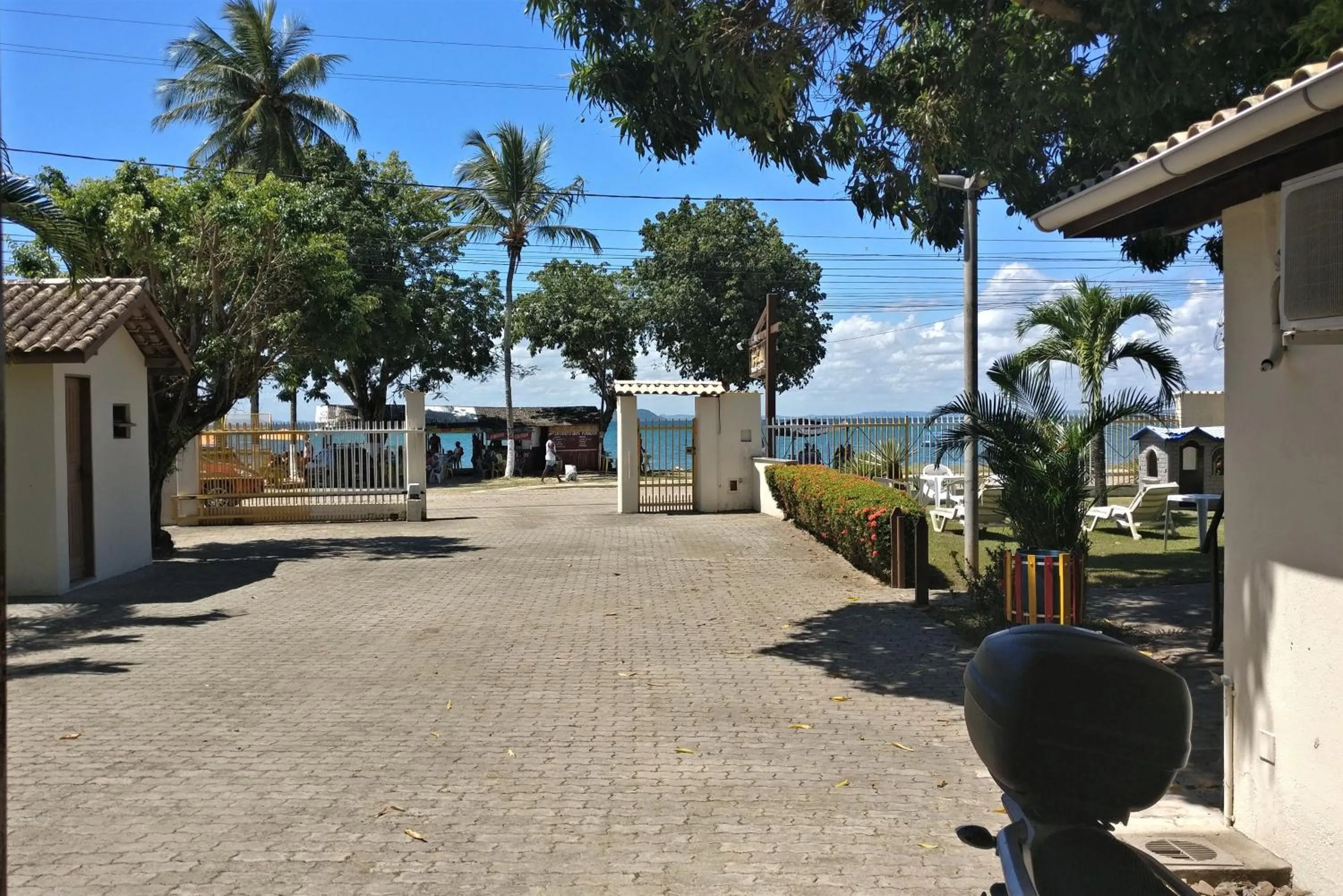 Inner courtyard view in Pousada Tropicalia