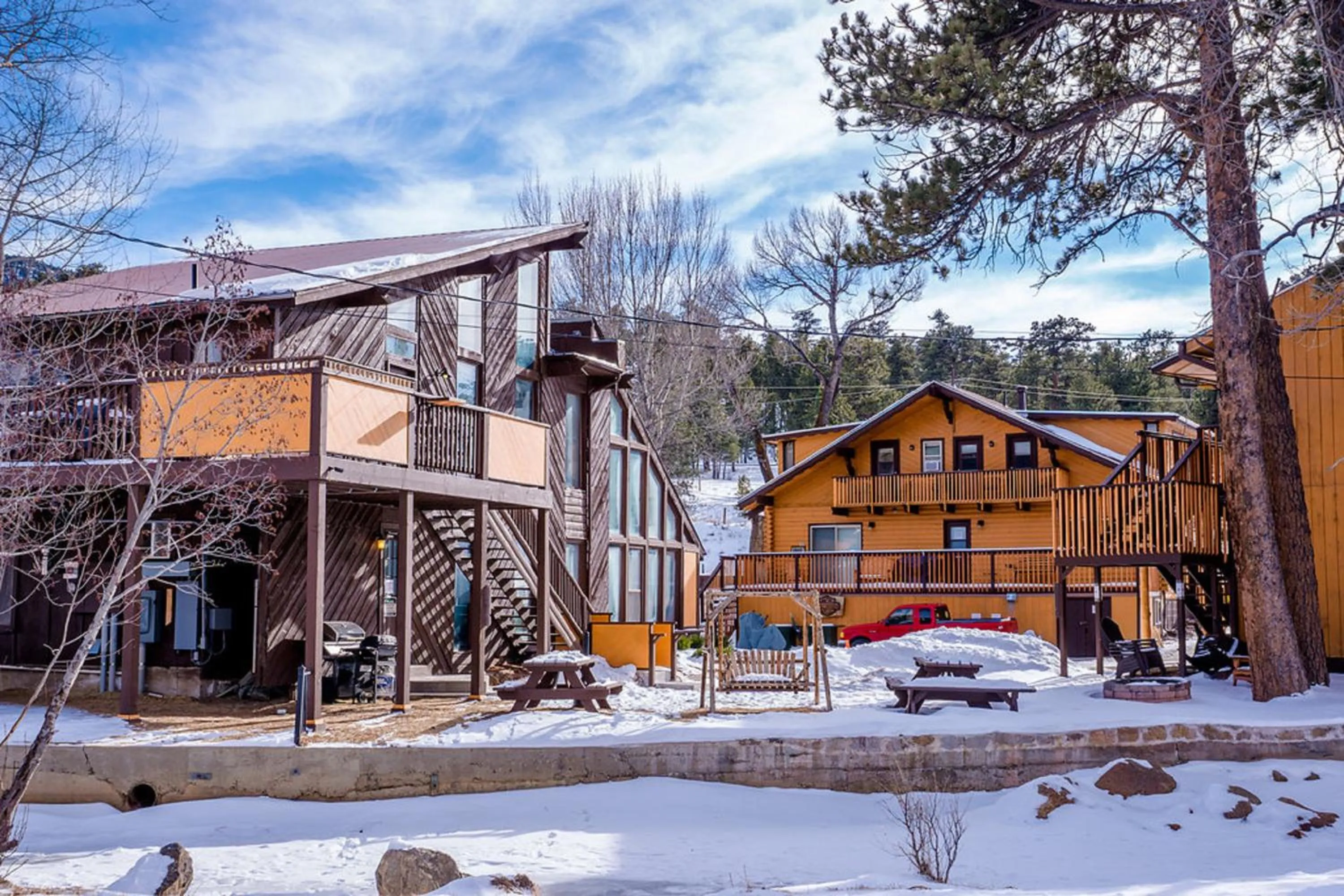 Winter in Murphy's River Lodge