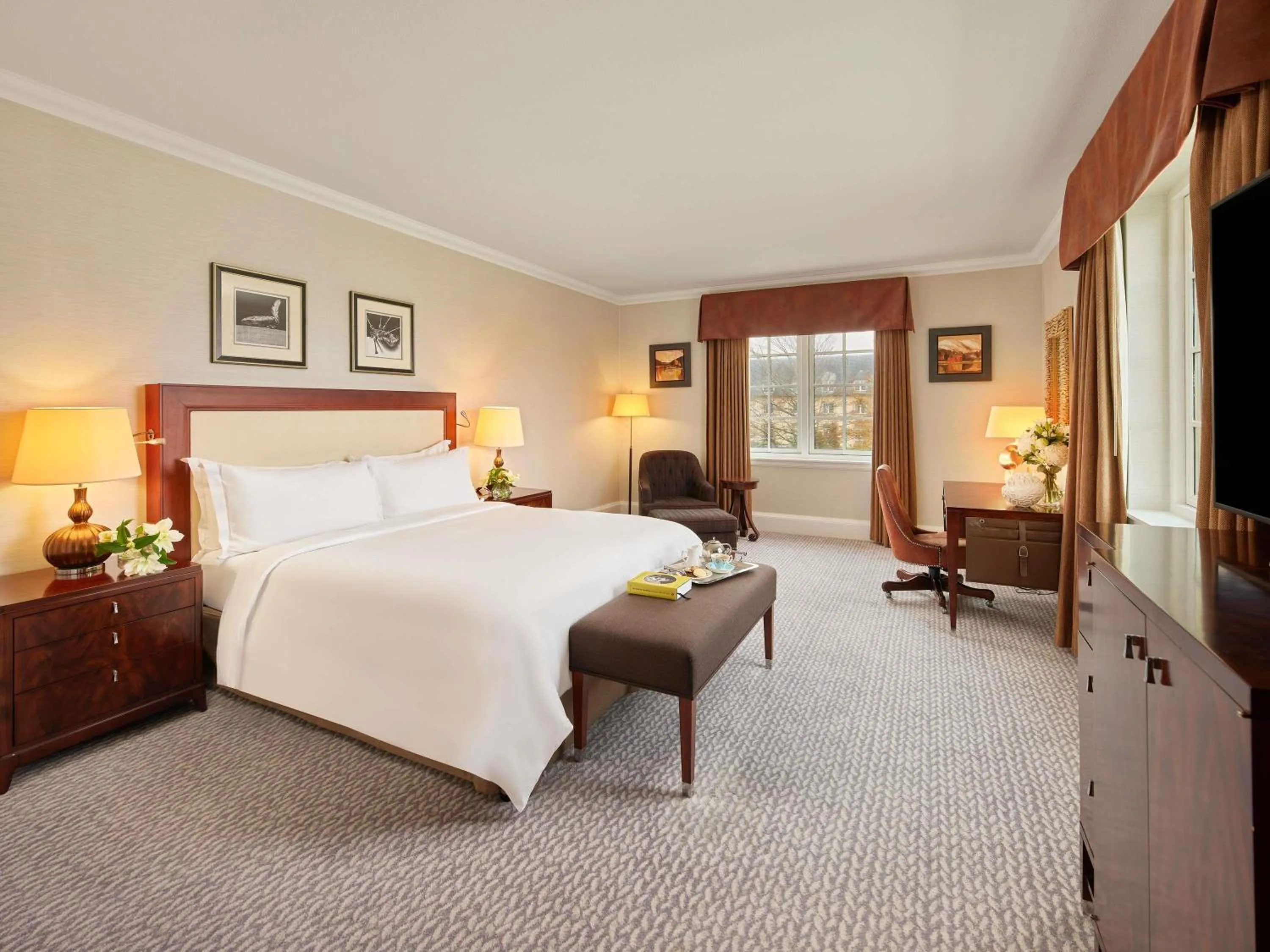 Bedroom, Bed in Fairmont St Andrews, Scotland