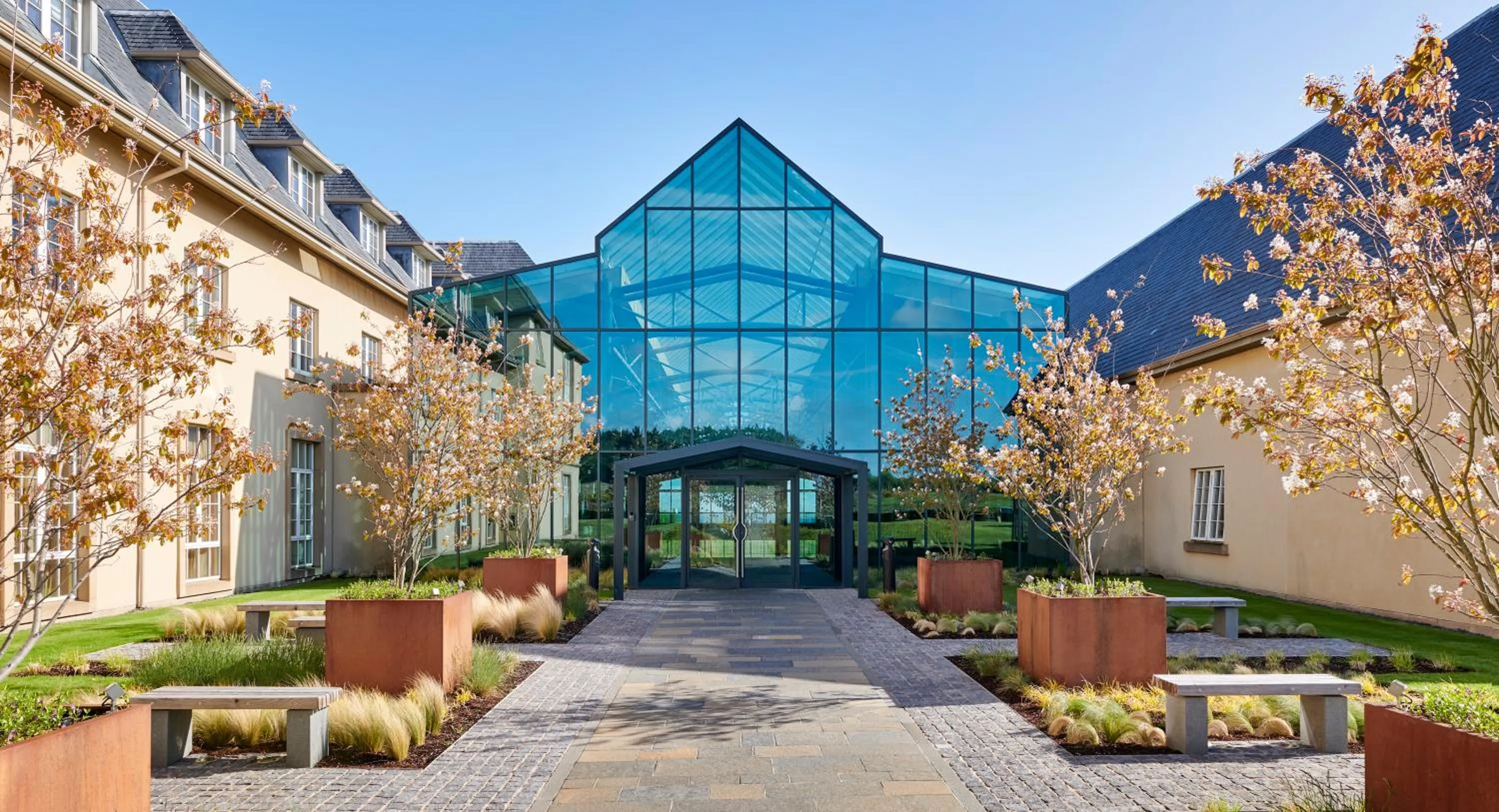 Facade/entrance in Fairmont St Andrews, Scotland