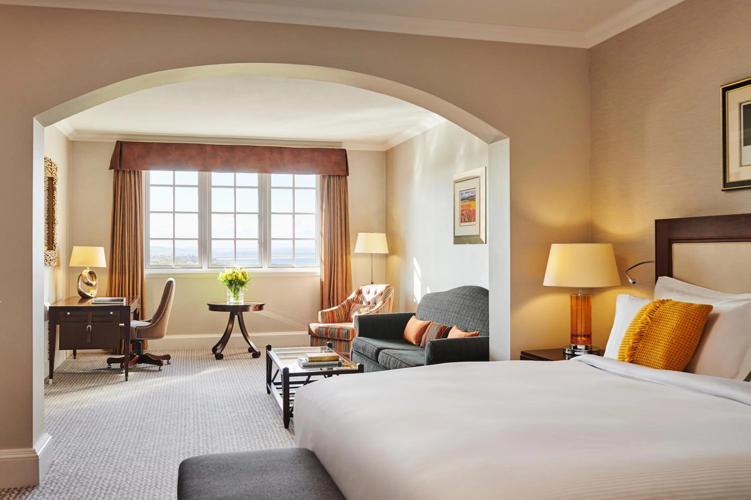 Photo of the whole room, Bed in Fairmont St Andrews, Scotland
